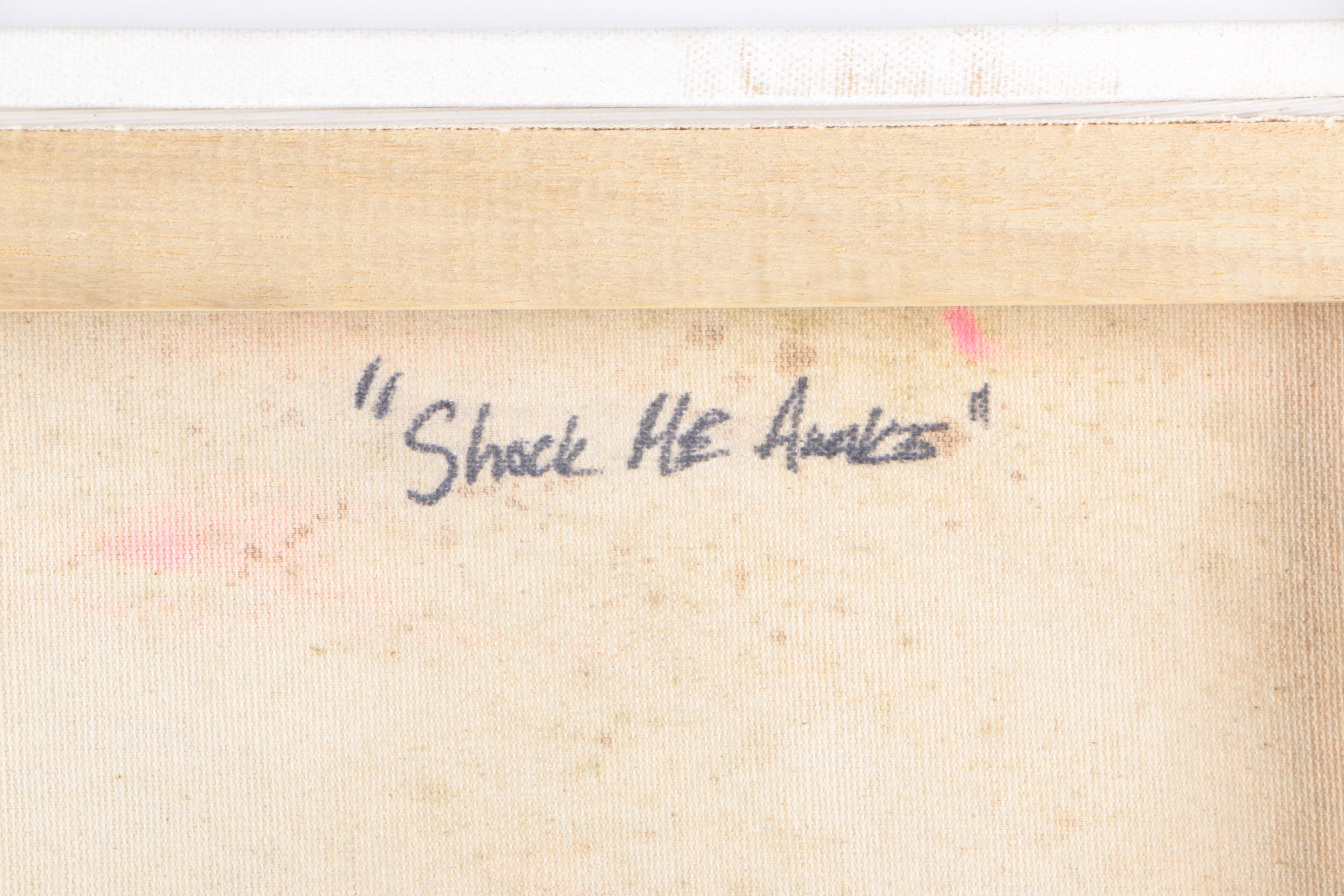 Acrylic Painting on Canvas "Shock Me Awake"