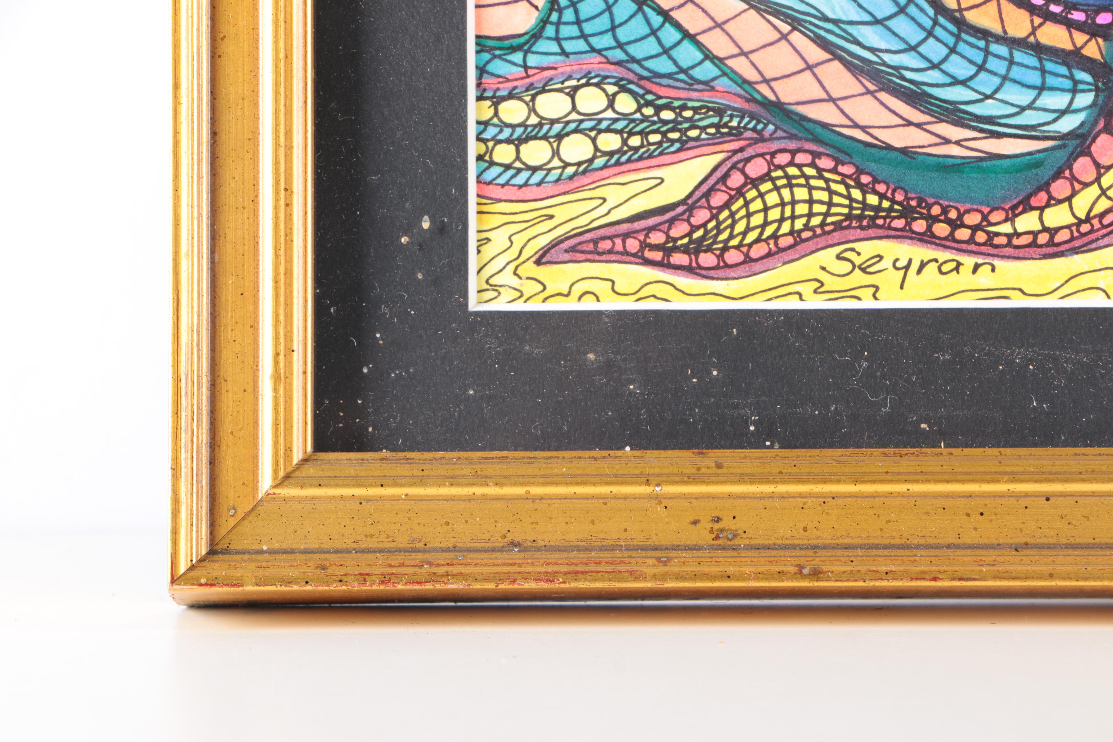 2013 Seyran Khachaturyan Pen and Ink Drawing on Paper