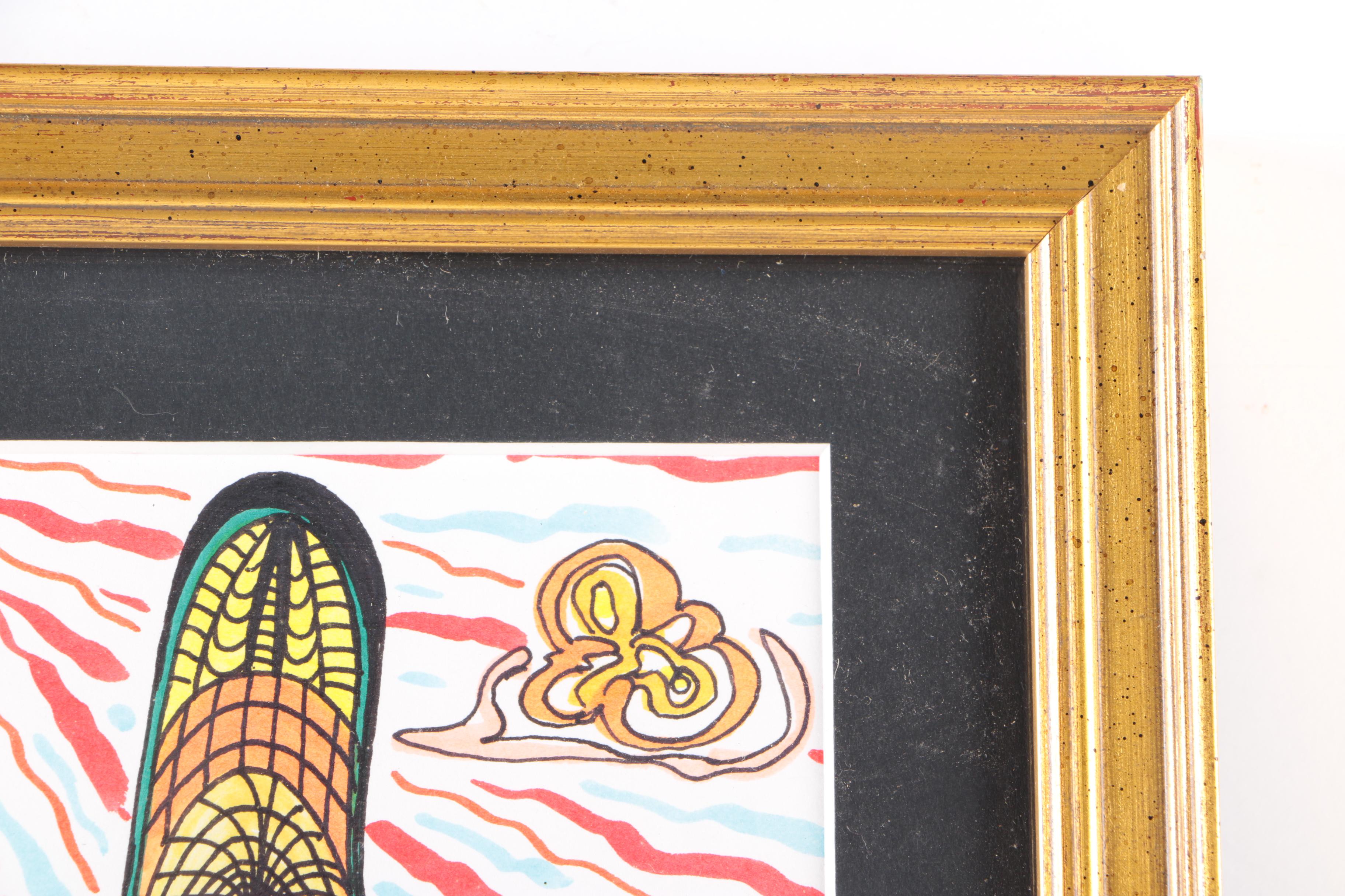 2013 Seyran Khachaturyan Pen and Ink Drawing on Paper