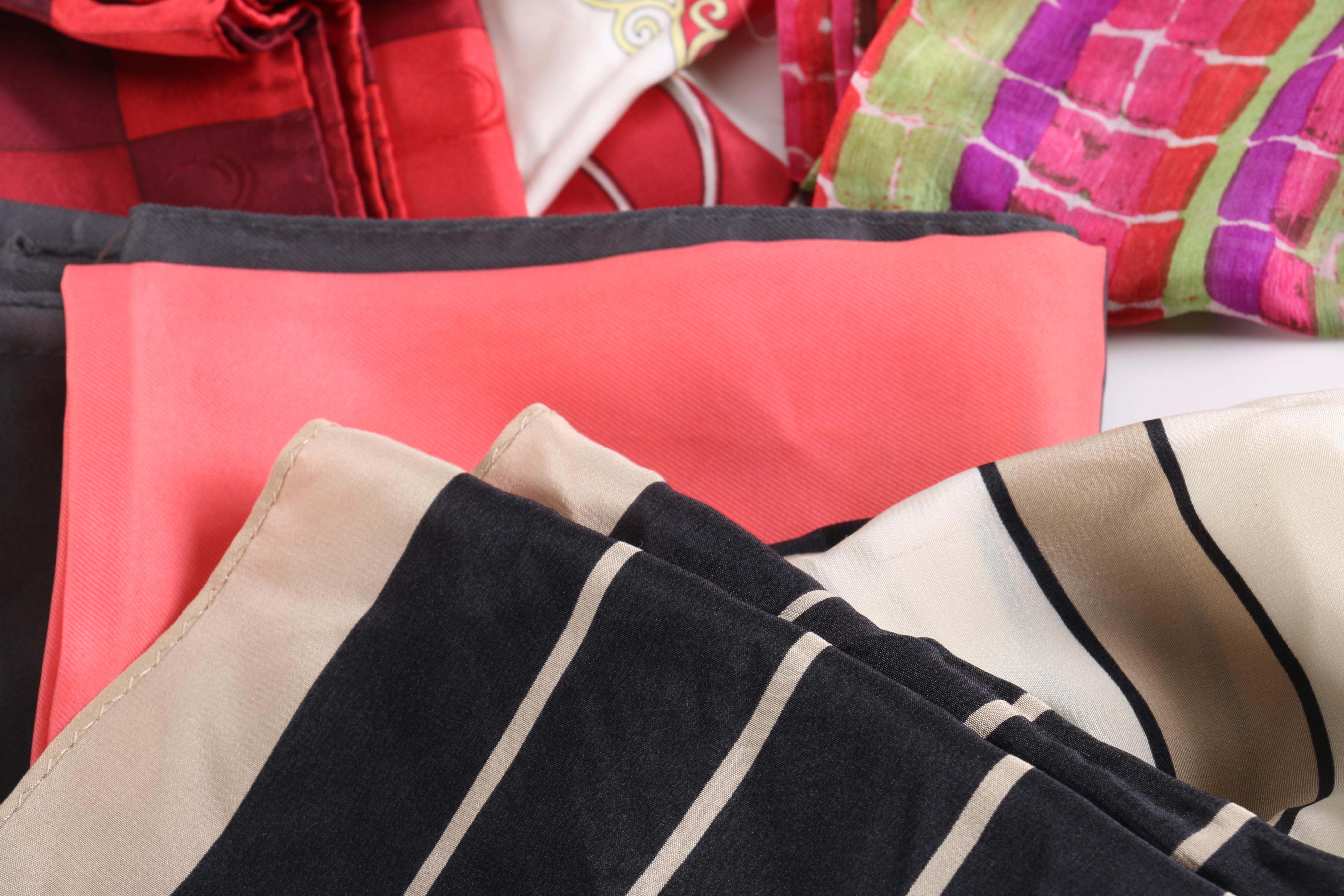 Large Assortment of Textiles and Scarves