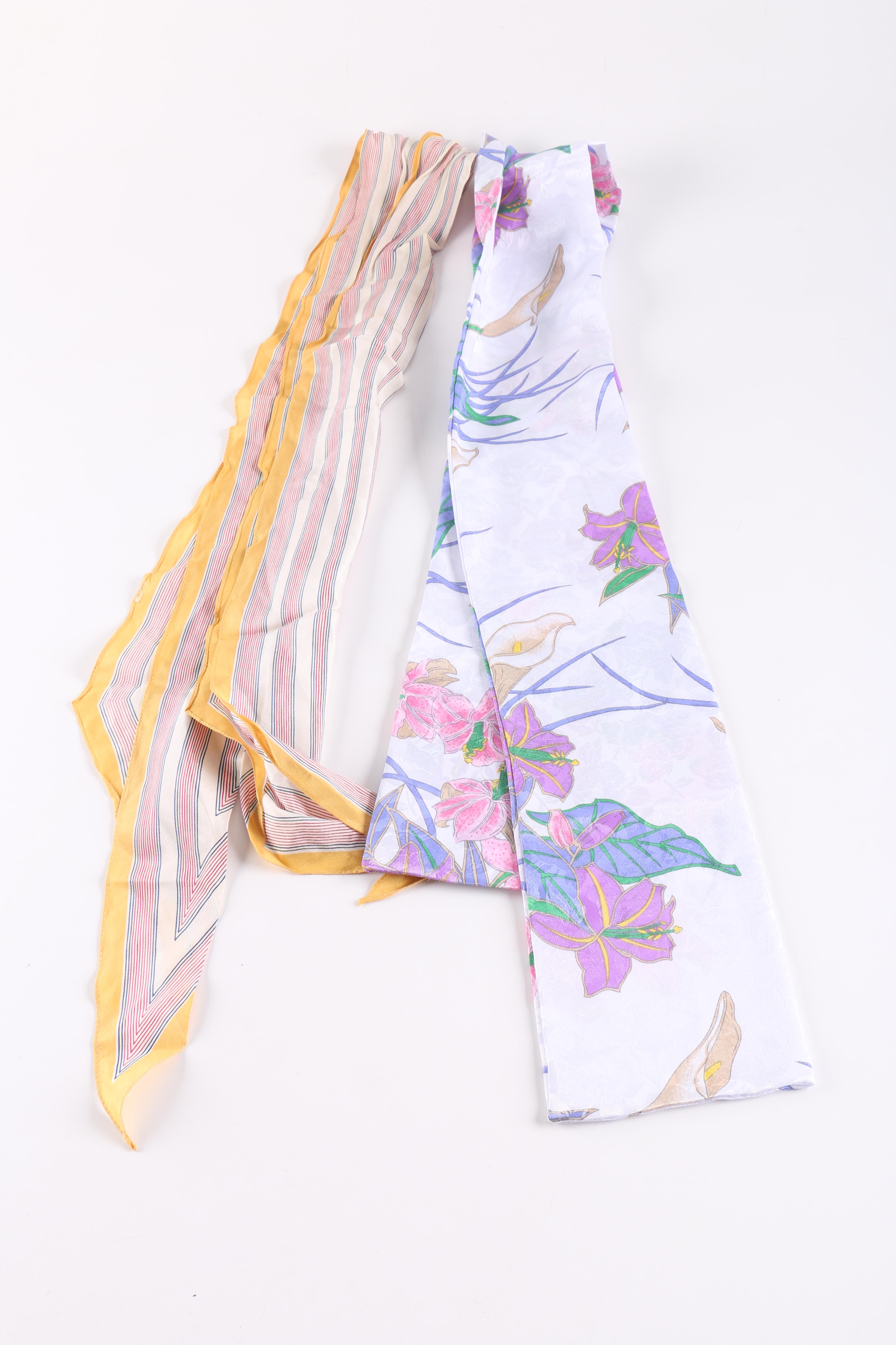 Large Assortment of Textiles and Scarves