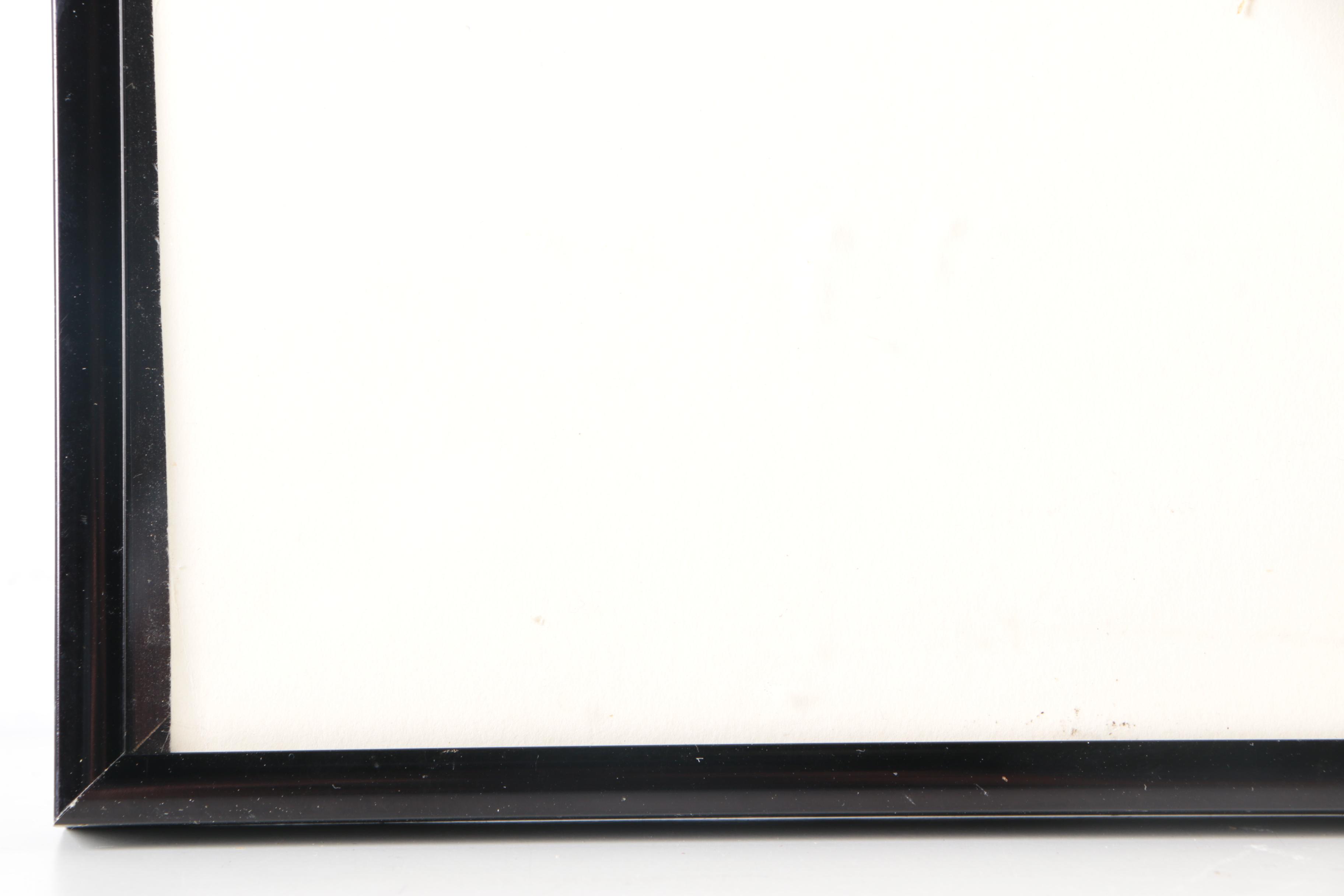 2008 Anna Nichols Paper Collage "Many Moons Ago"