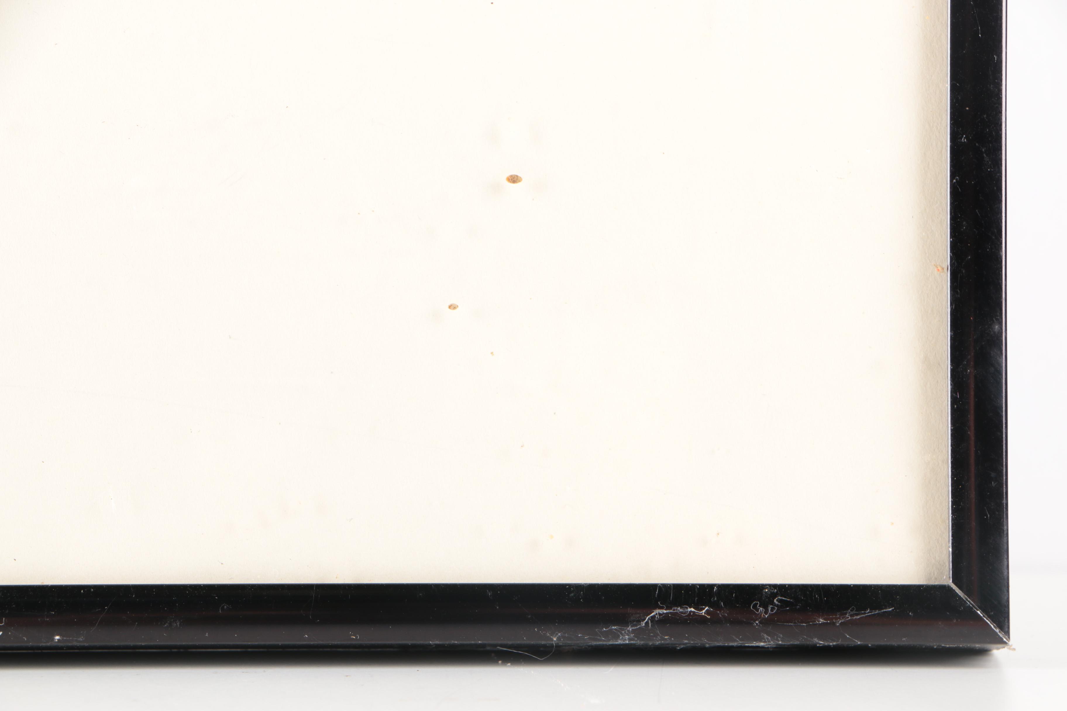 2008 Anna Nichols Paper Collage "Many Moons Ago"