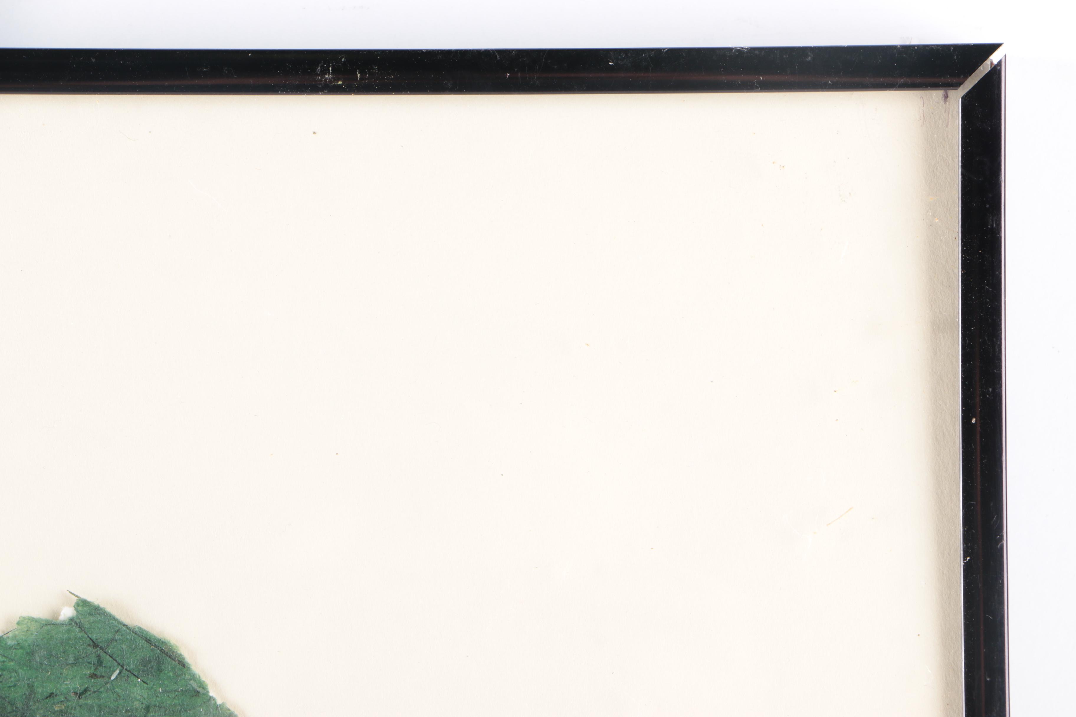 2008 Anna Nichols Paper Collage "Many Moons Ago"