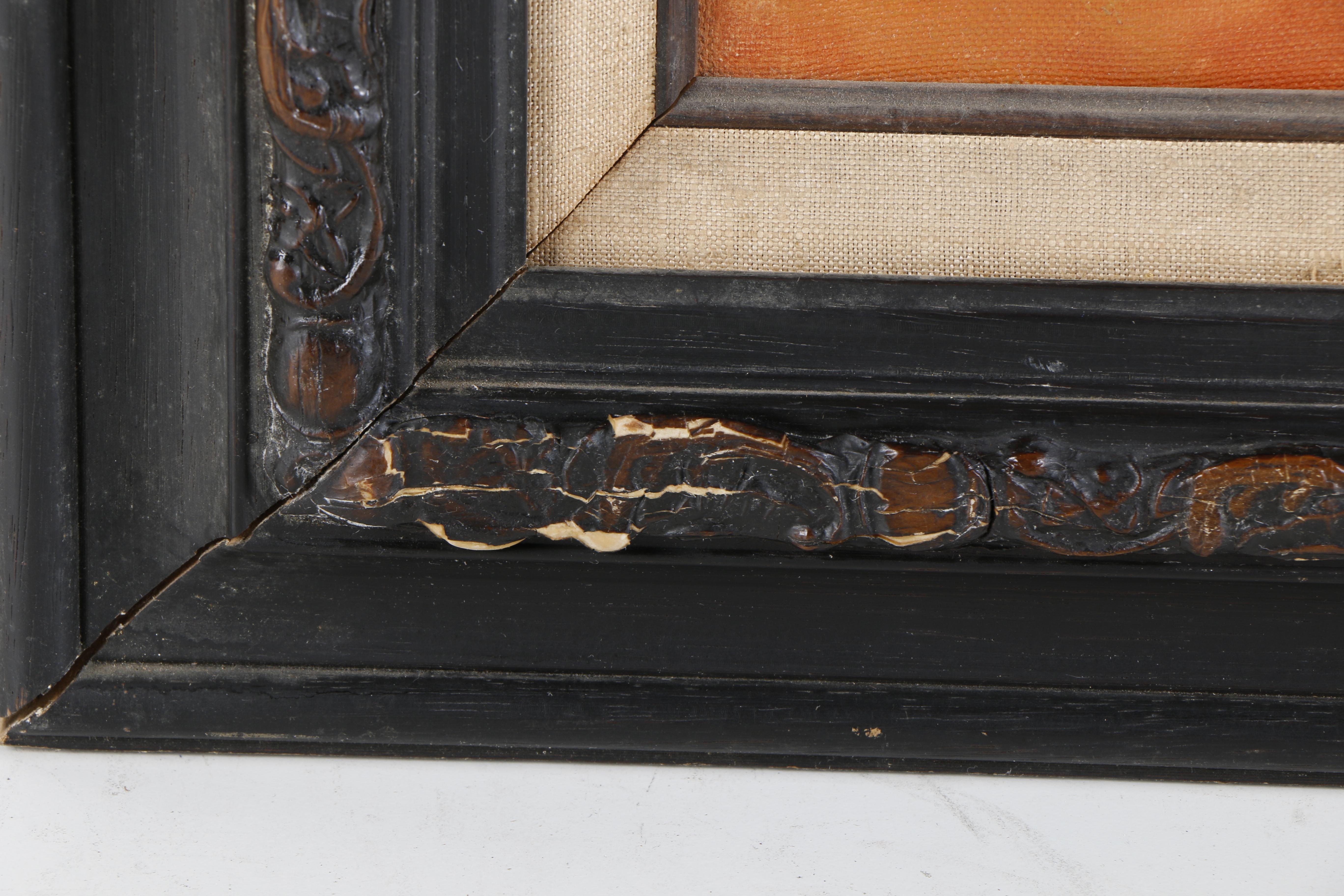 Signed Oil on Canvas of Clown