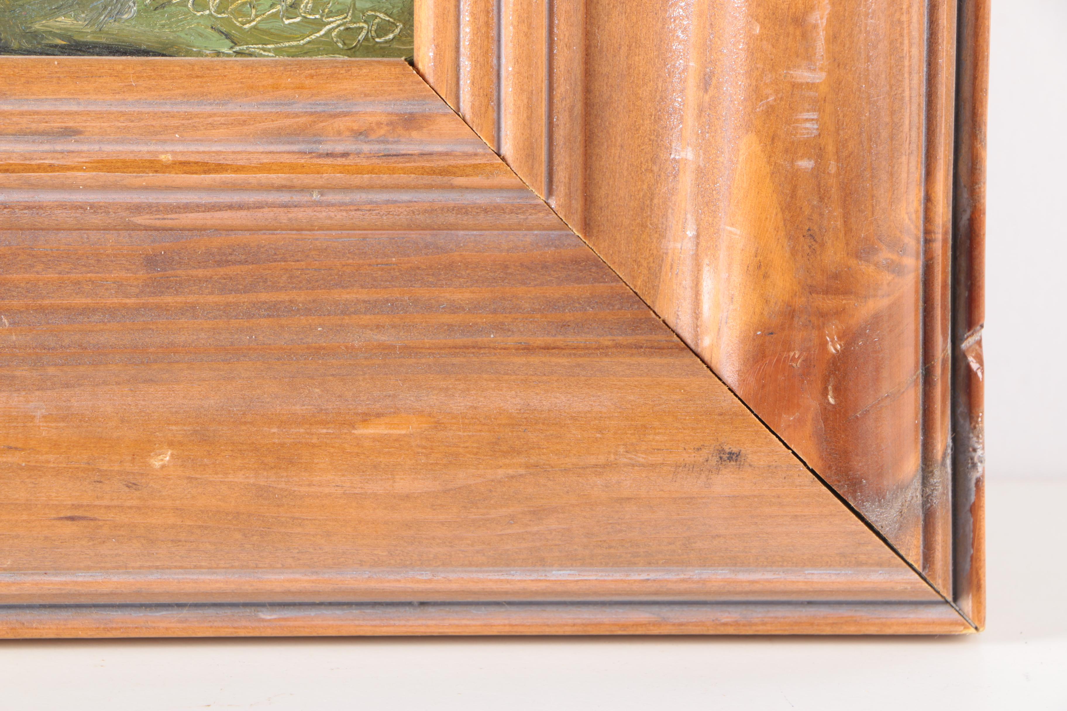 Oil Painting on Canvas After Vincent Van Gogh "Cottages"