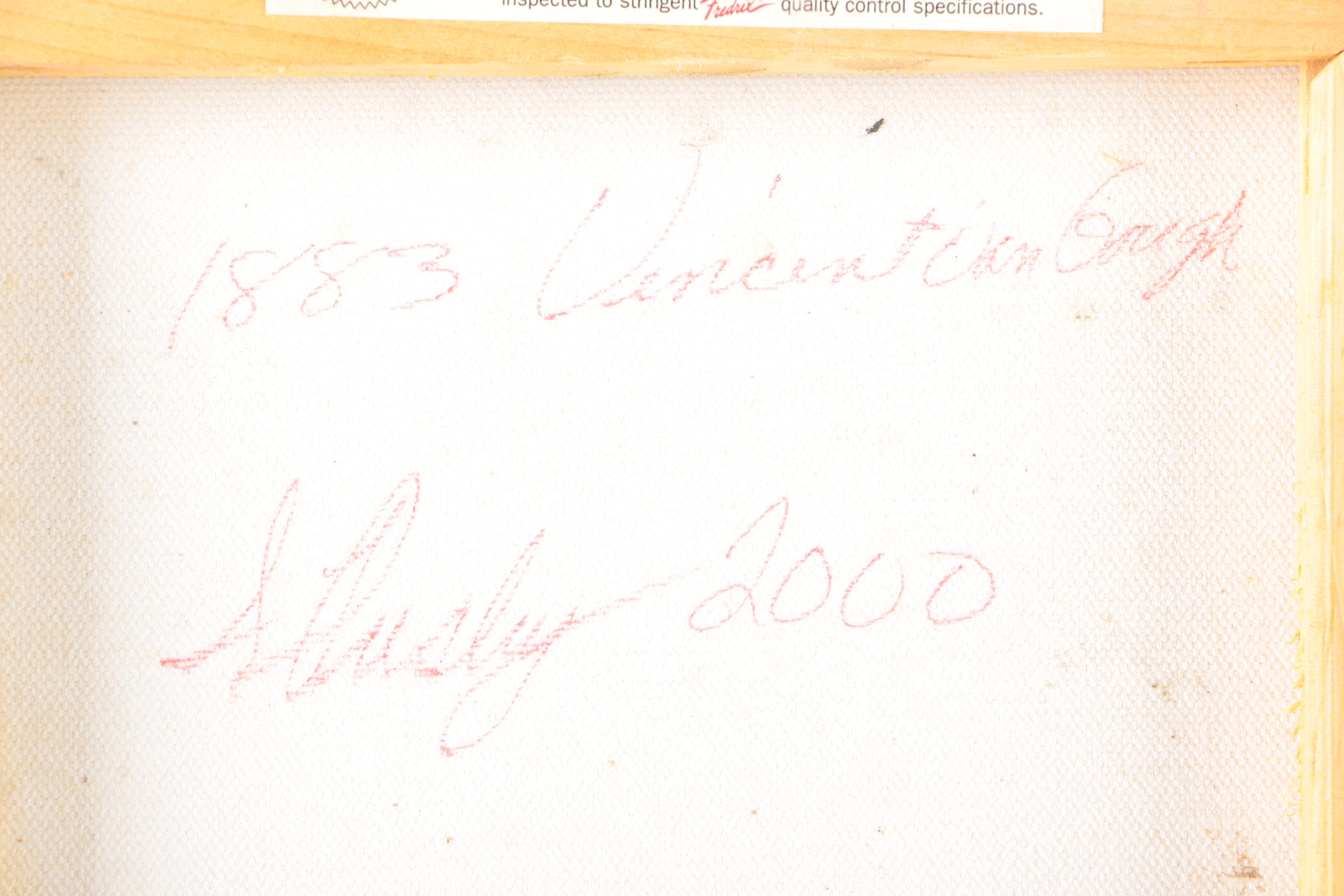 Oil Painting on Canvas After Vincent Van Gogh "Cottages"