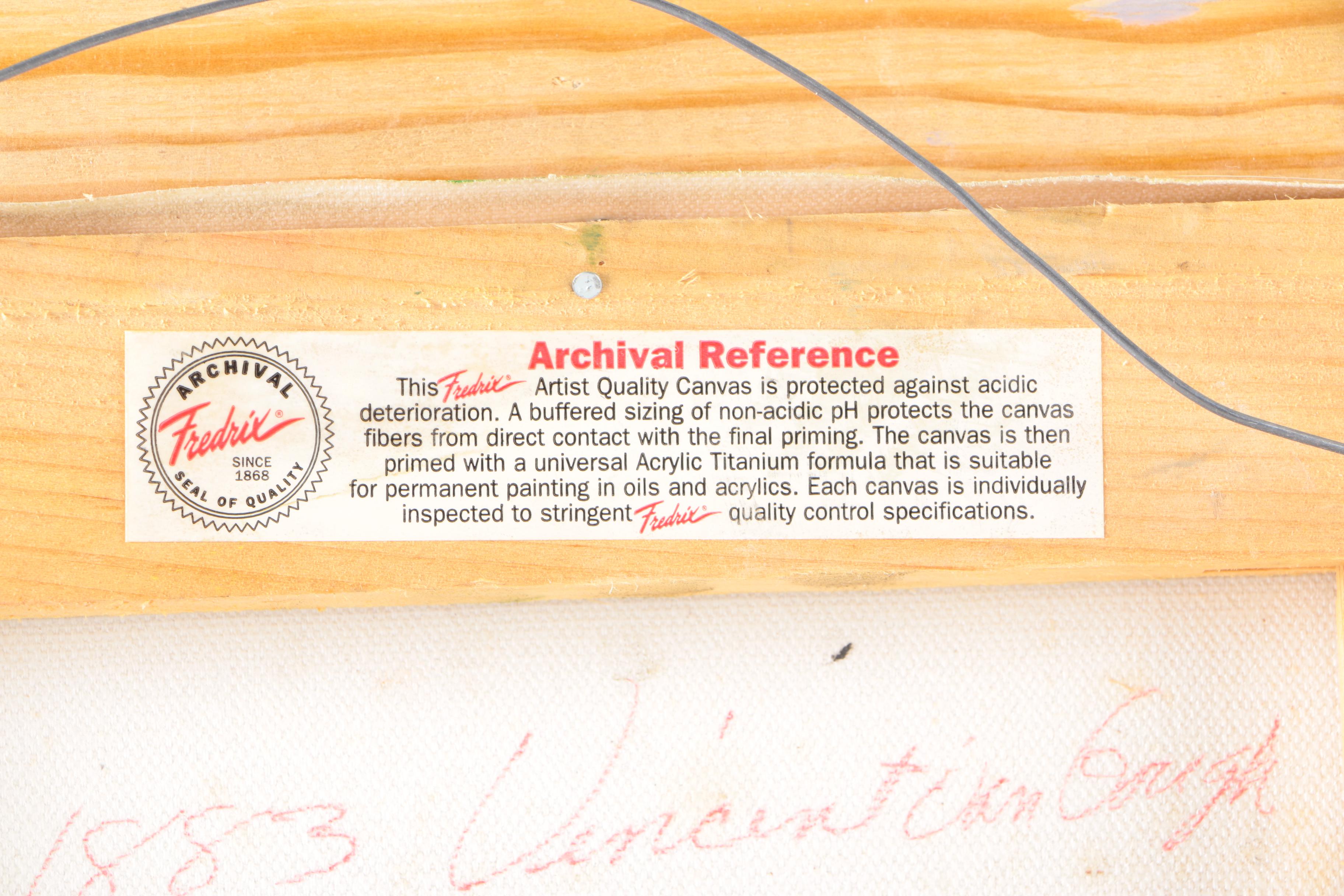 Oil Painting on Canvas After Vincent Van Gogh "Cottages"