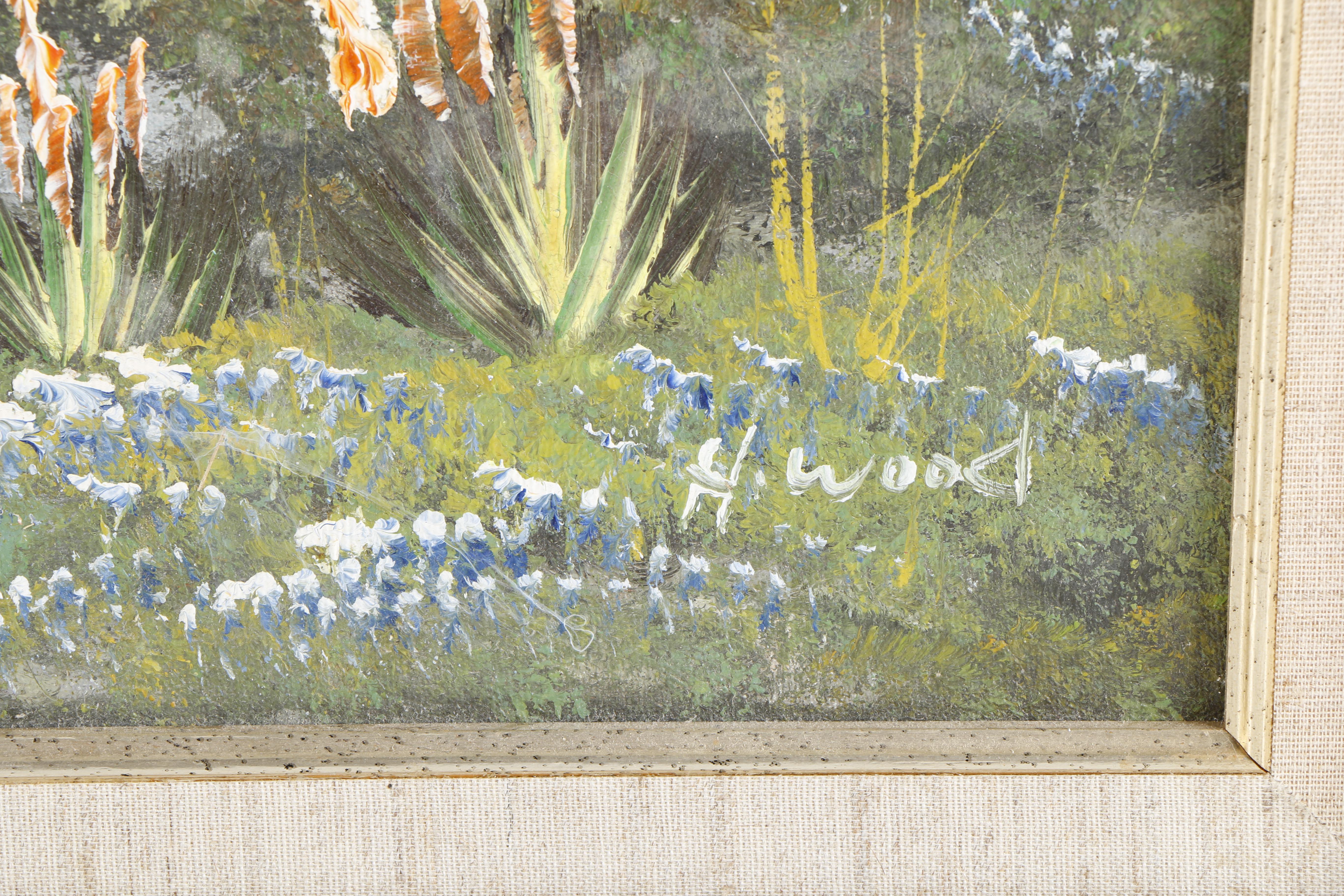 H. Wood Oil on Canvas Board