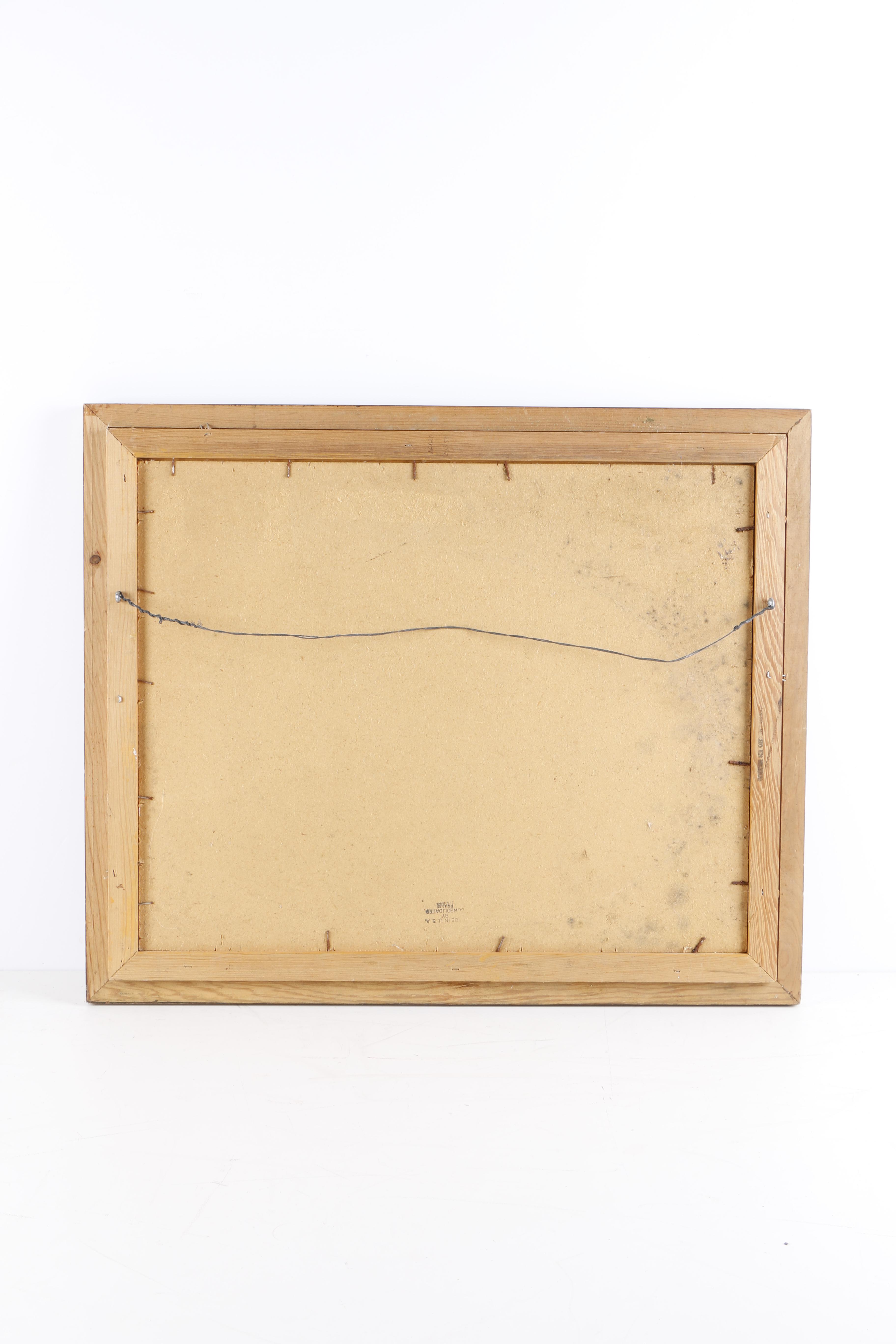 H. Wood Oil on Canvas Board