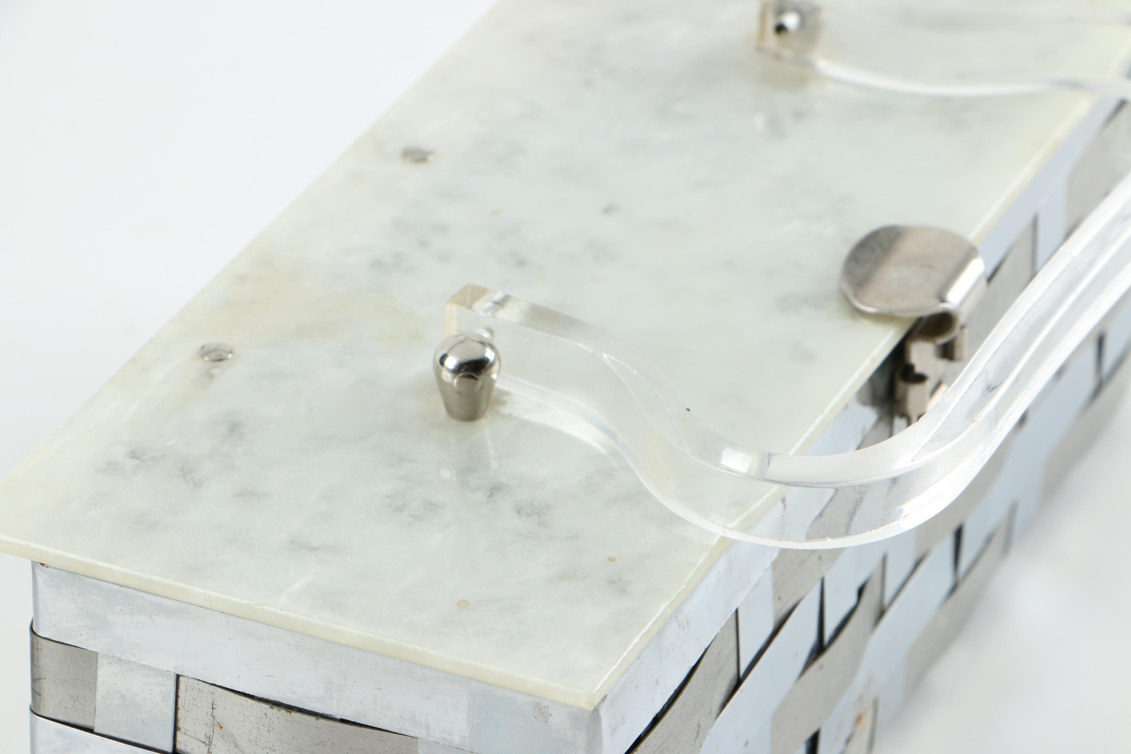 Vintage Woven Metal Handbag