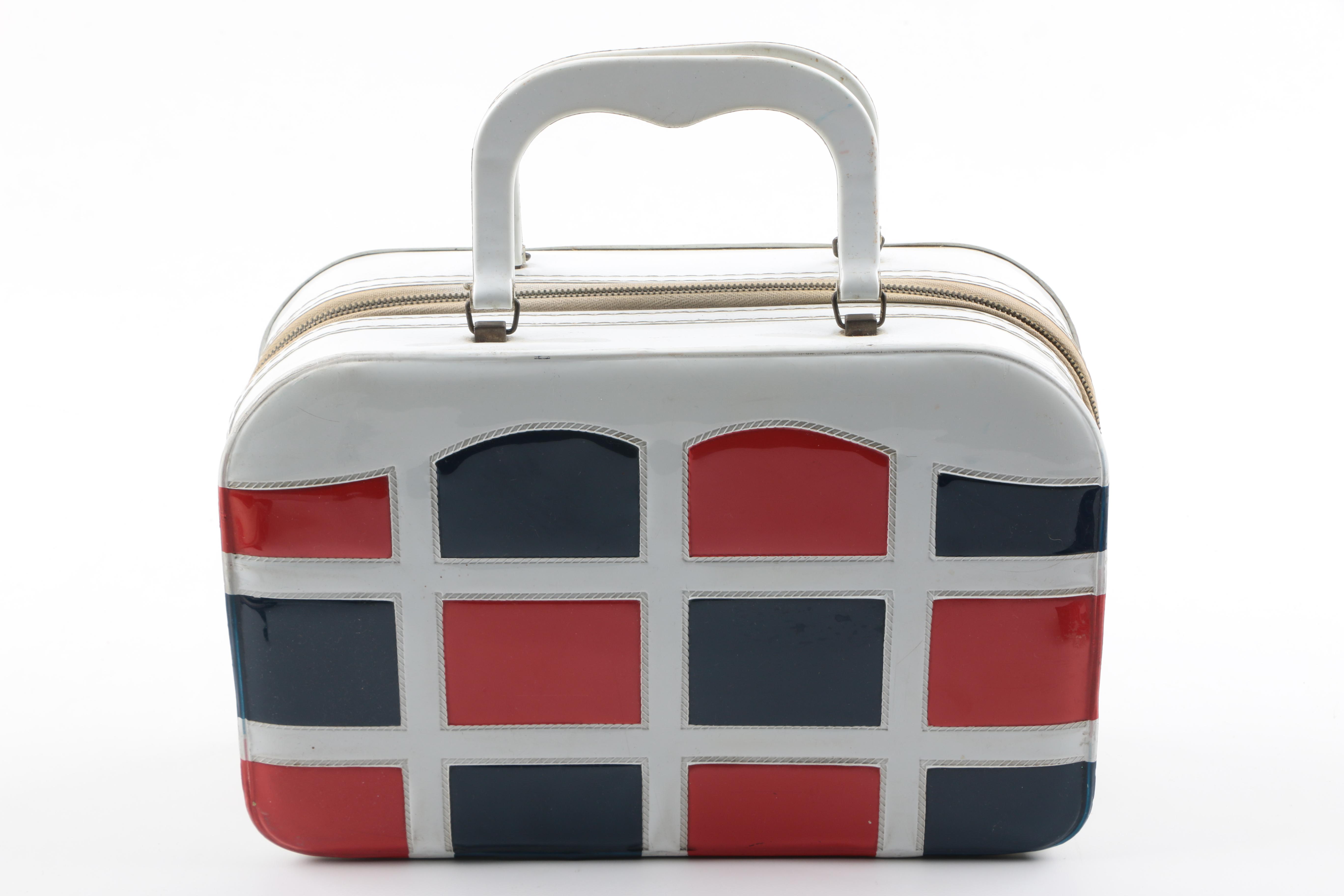 Collection of Vintage Red White and Blue Accessories