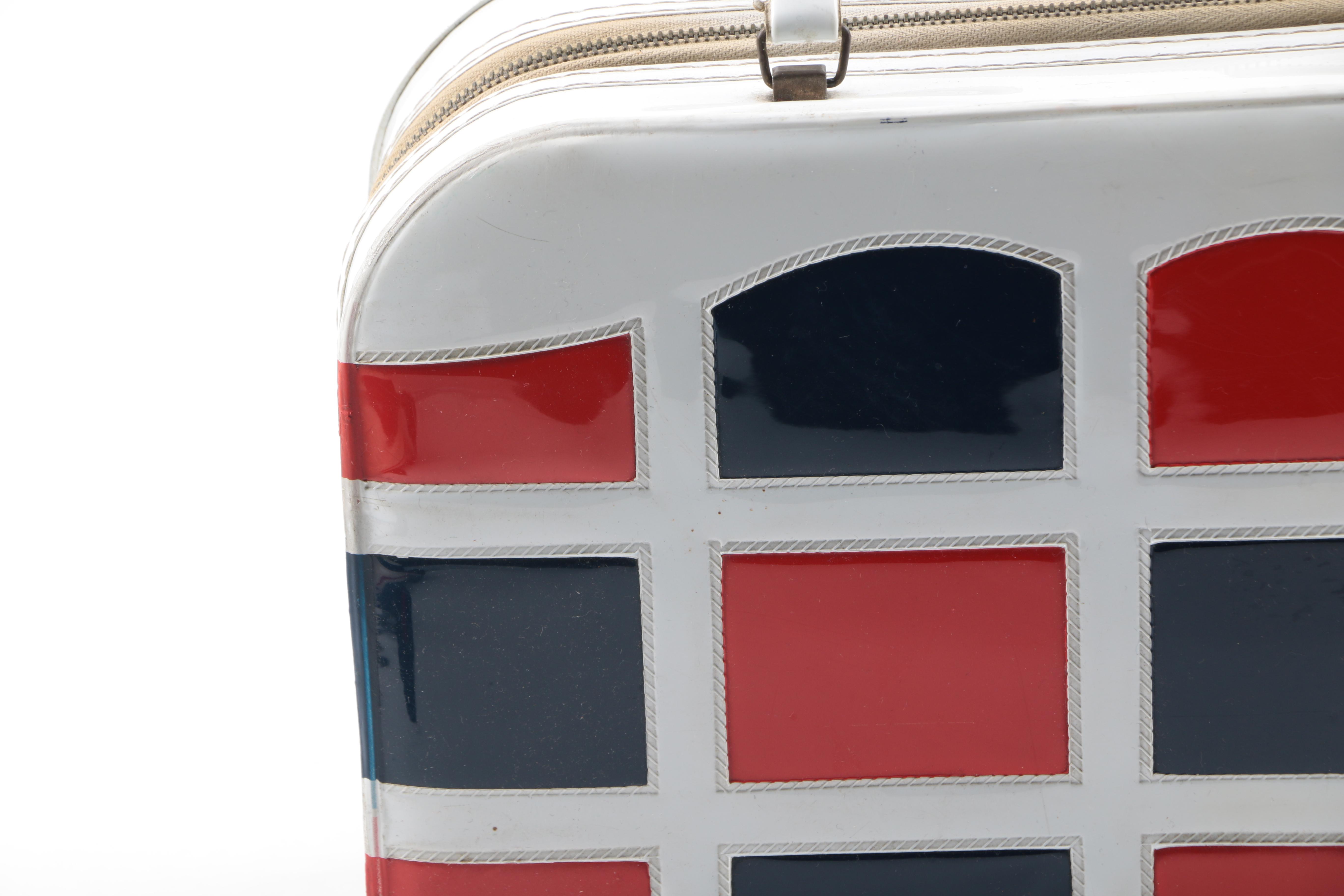 Collection of Vintage Red White and Blue Accessories