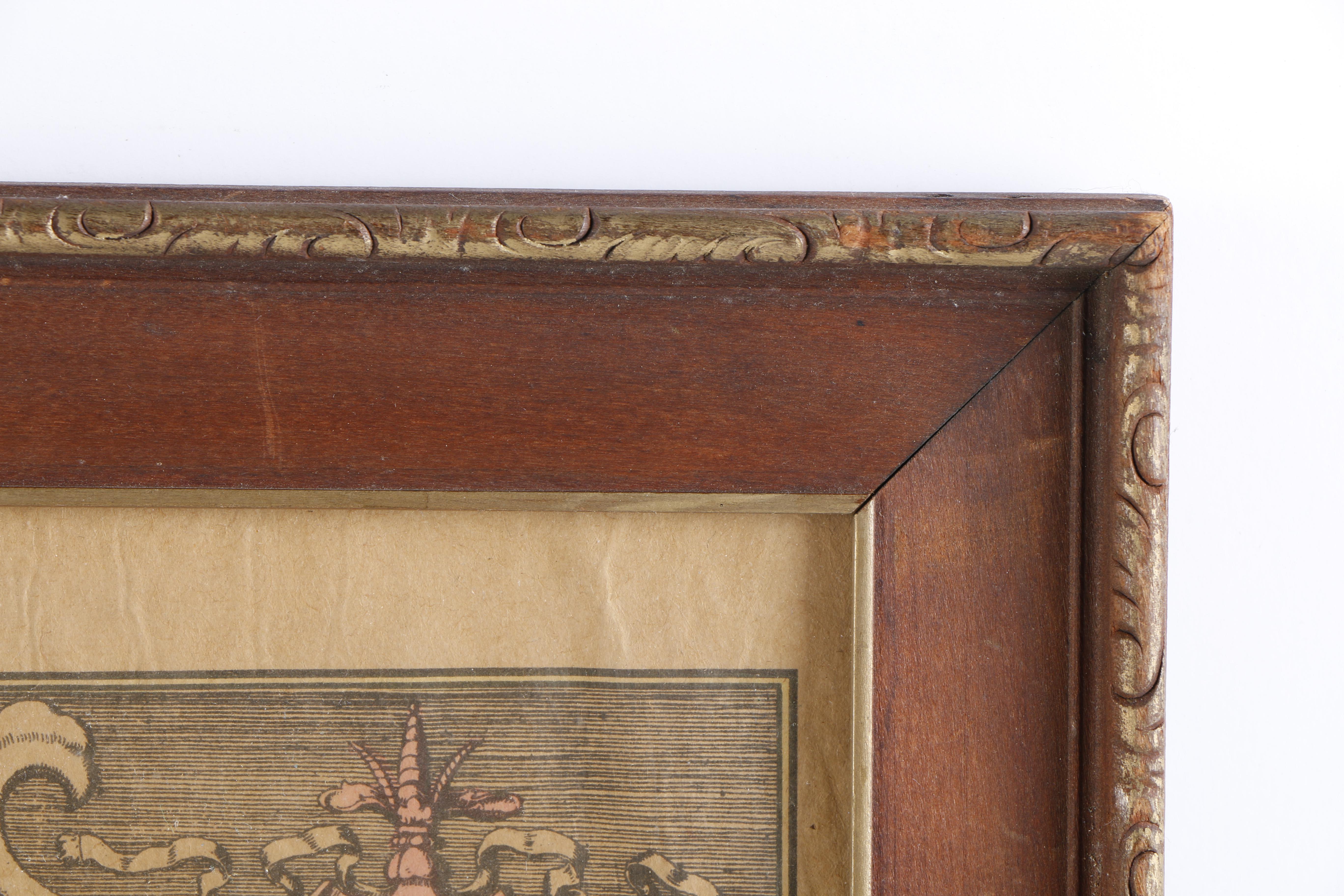 Hand Colored Reproduction of Engraved Bohemian City Map