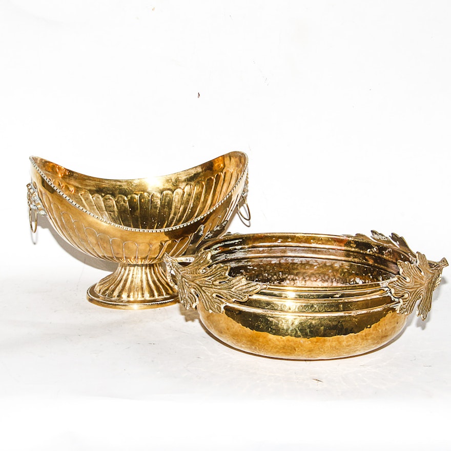 Pair of Brass Bowls