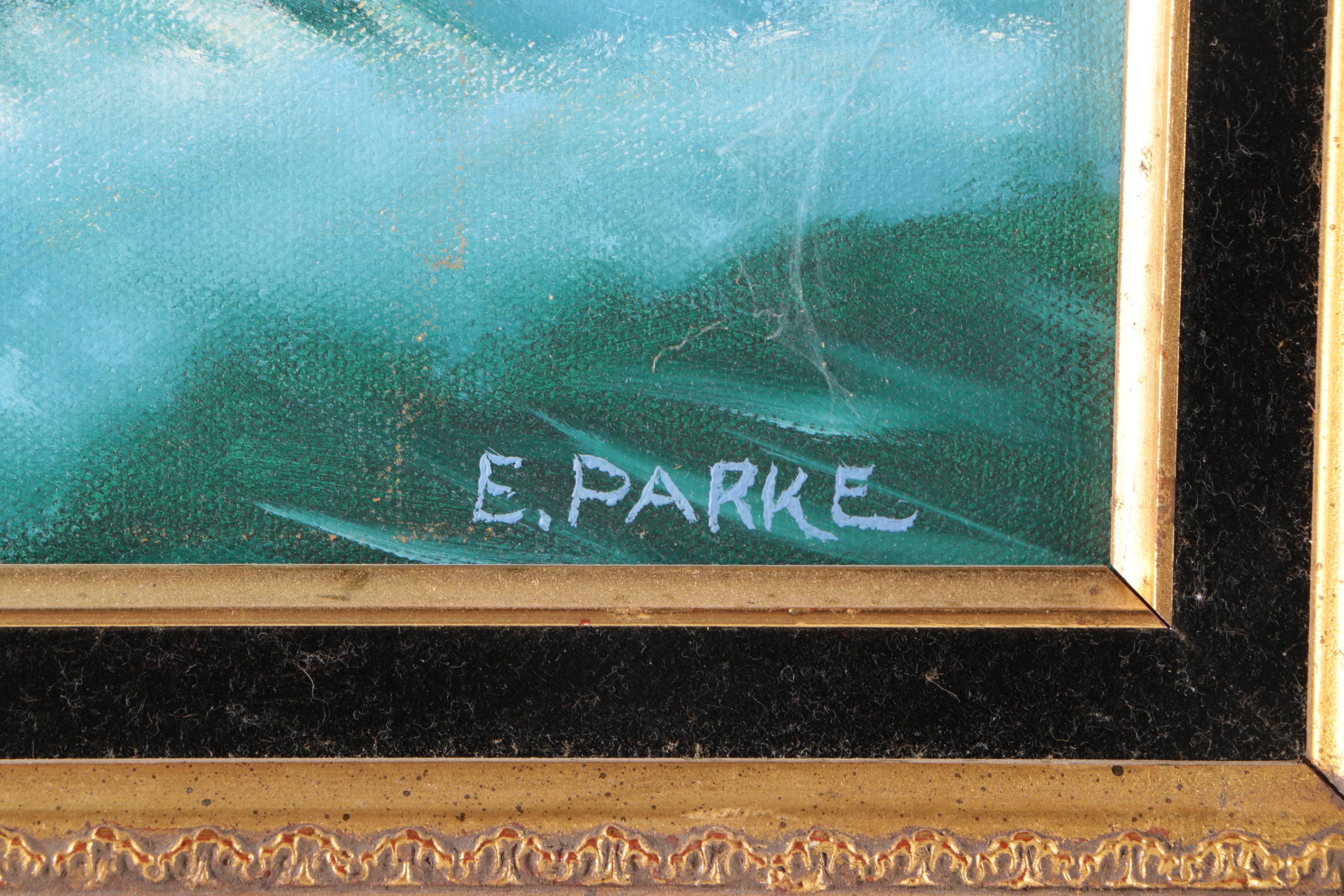 Elsie Parke Oil Painting on Canvas "Oregon Seacoast"