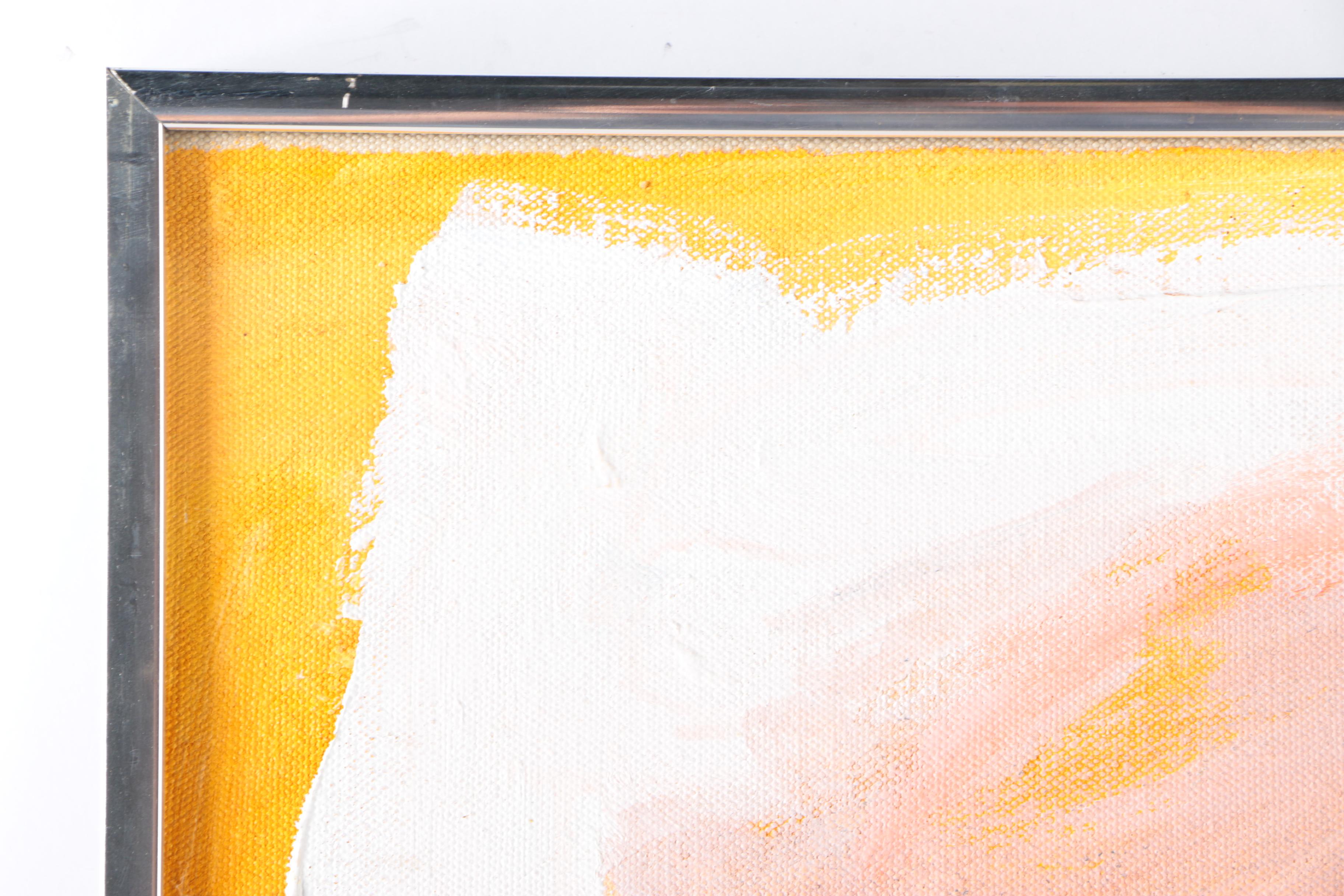 Abstract Acrylic on Canvas by Herta Kreis