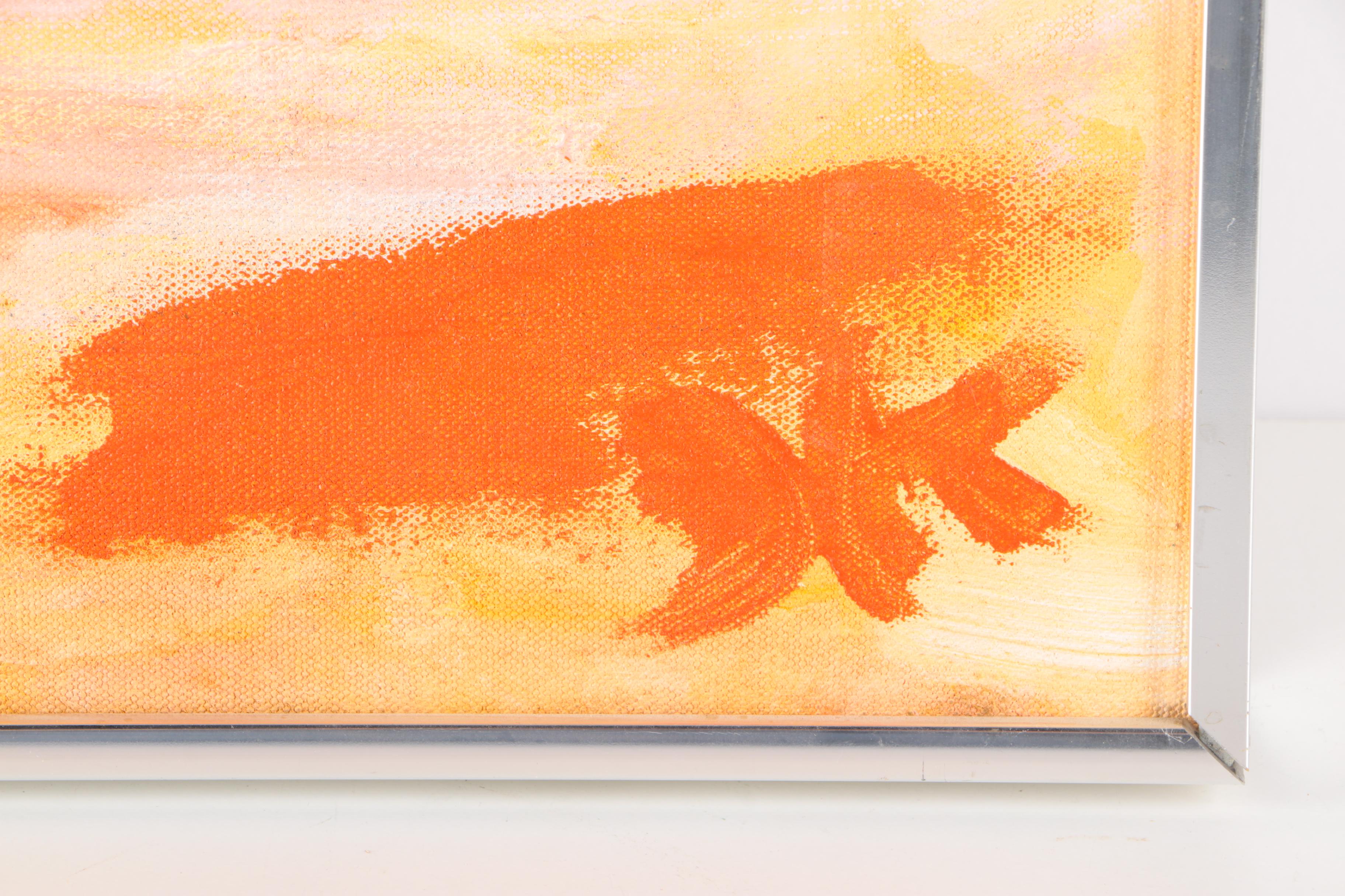 Abstract Acrylic on Canvas by Herta Kreis