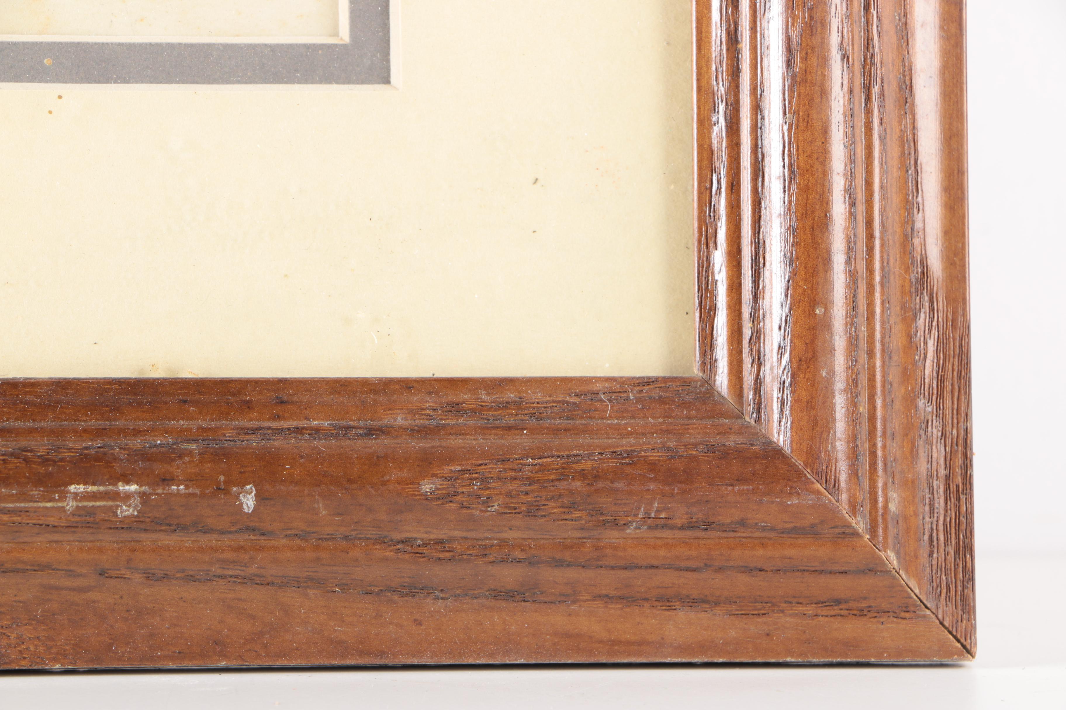 Signed Watercolor Sketch of Chicago Marina Towers