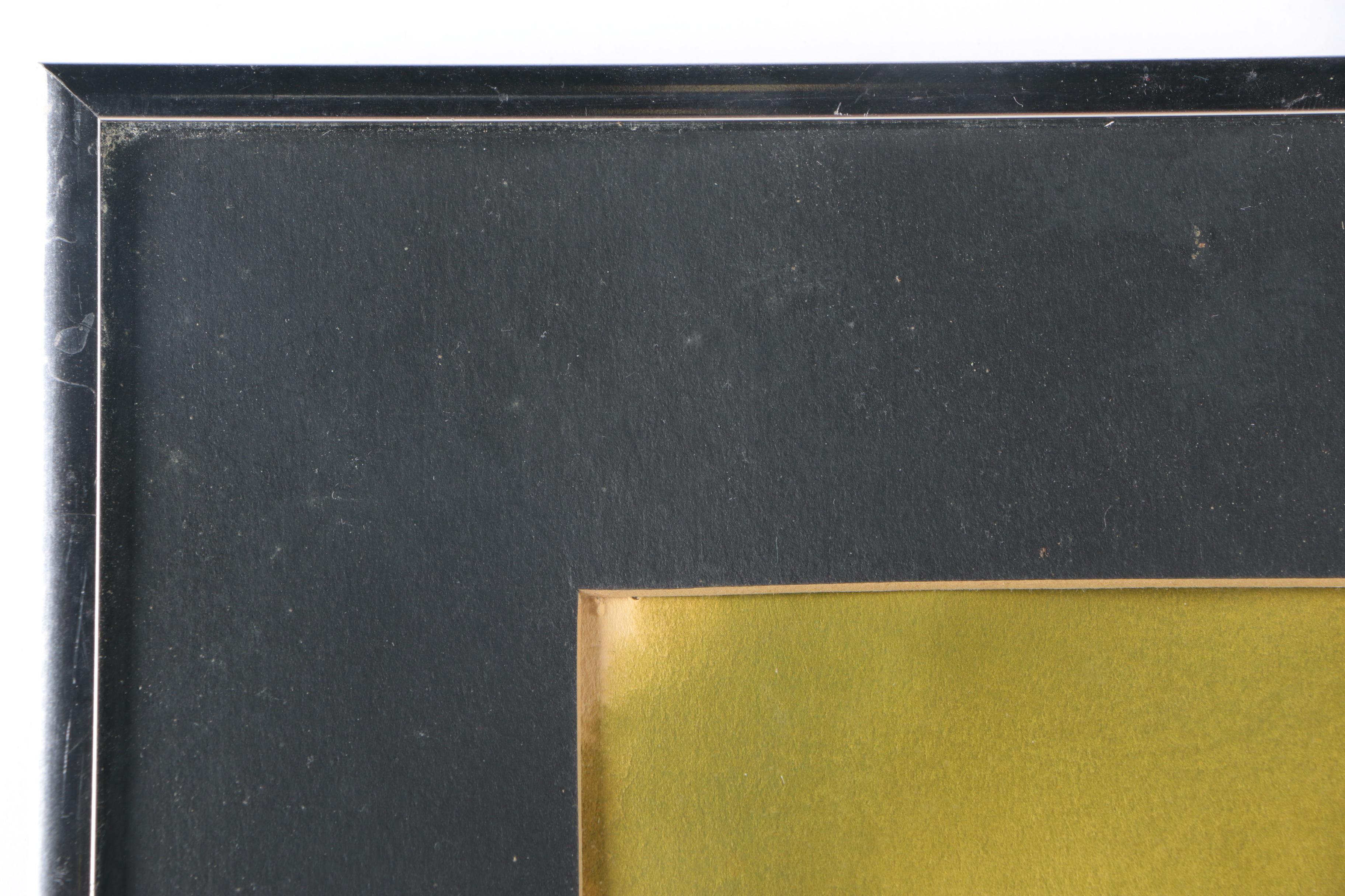 Watercolor and Ink Painting on Paper of Musicians