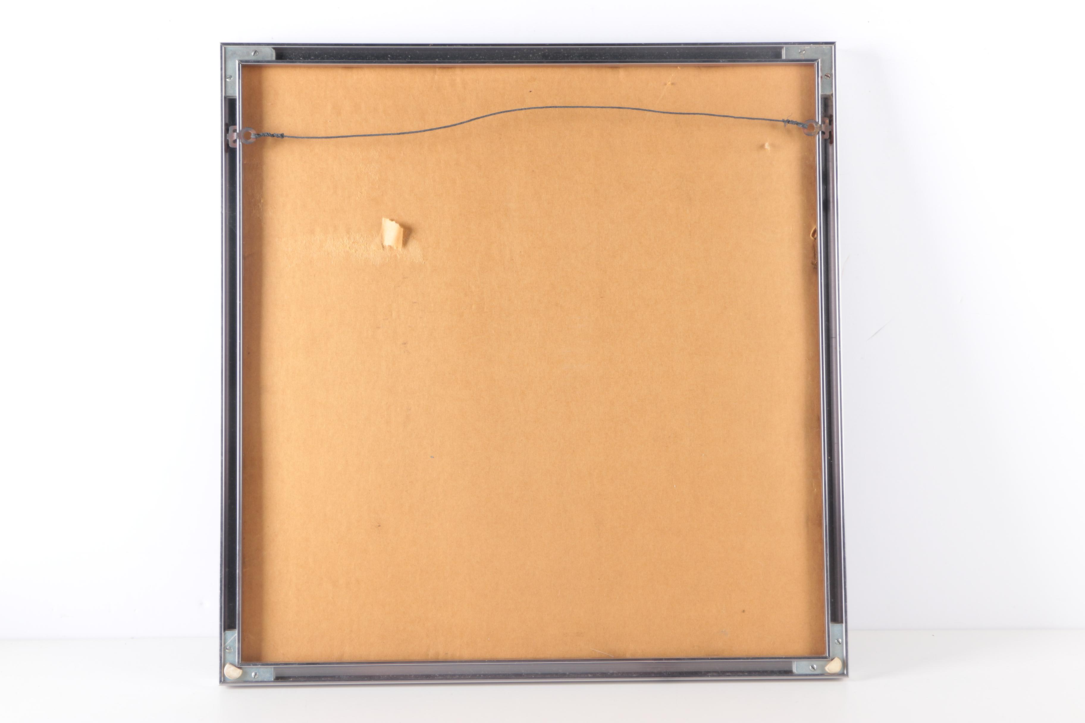 Watercolor and Ink Painting on Paper of Musicians