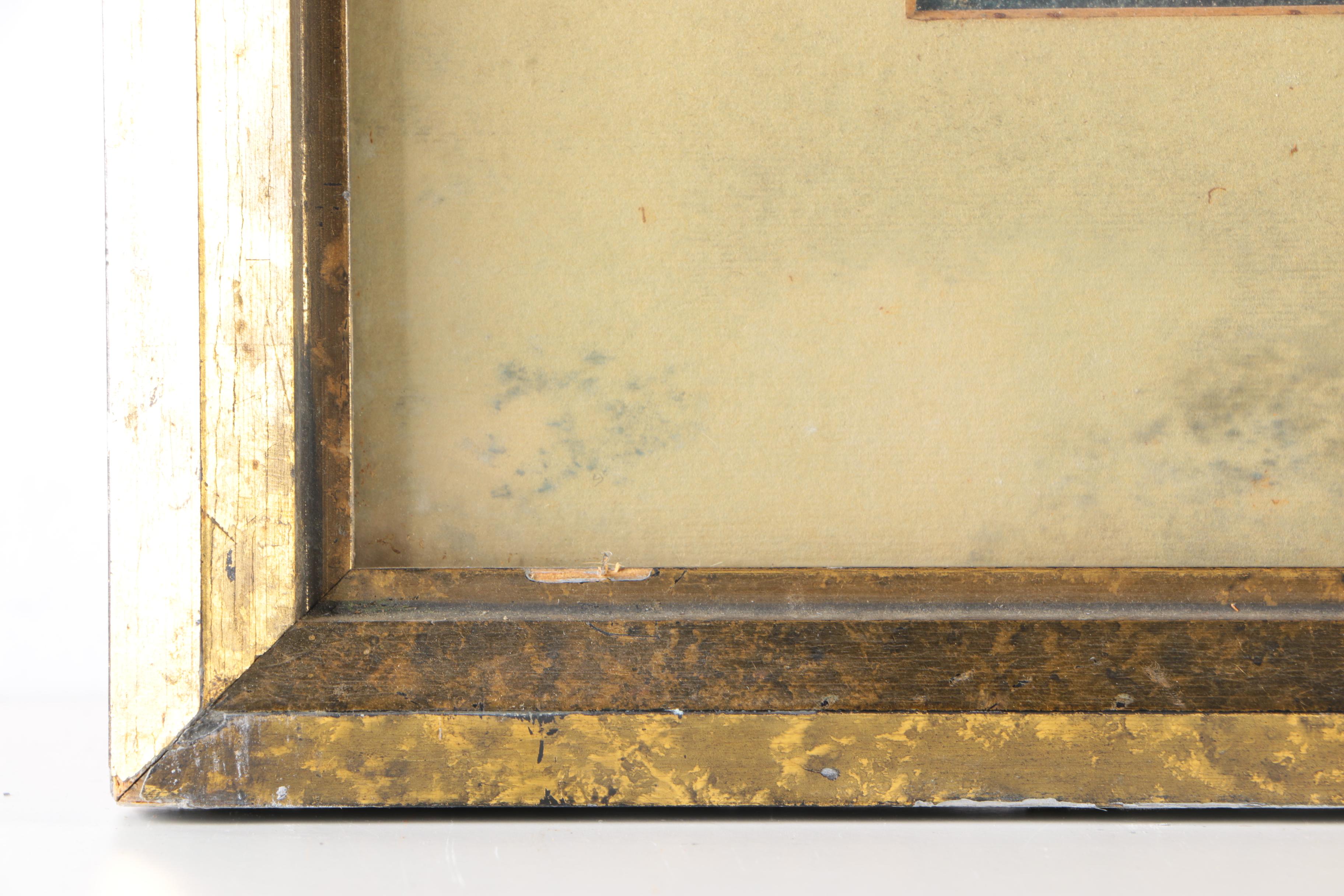 Vintage Signed Pastel on Paper Portrait of Man