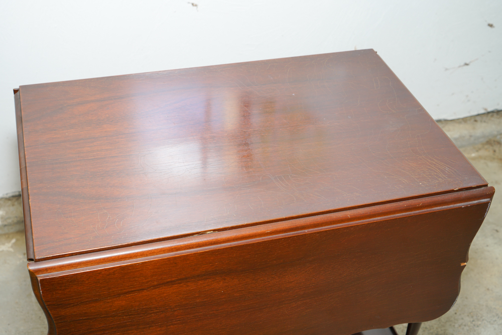 Vintage Imperial Mahogany Tea Cart