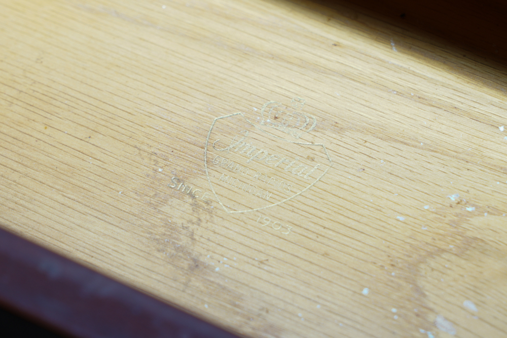 Vintage Imperial Mahogany Tea Cart