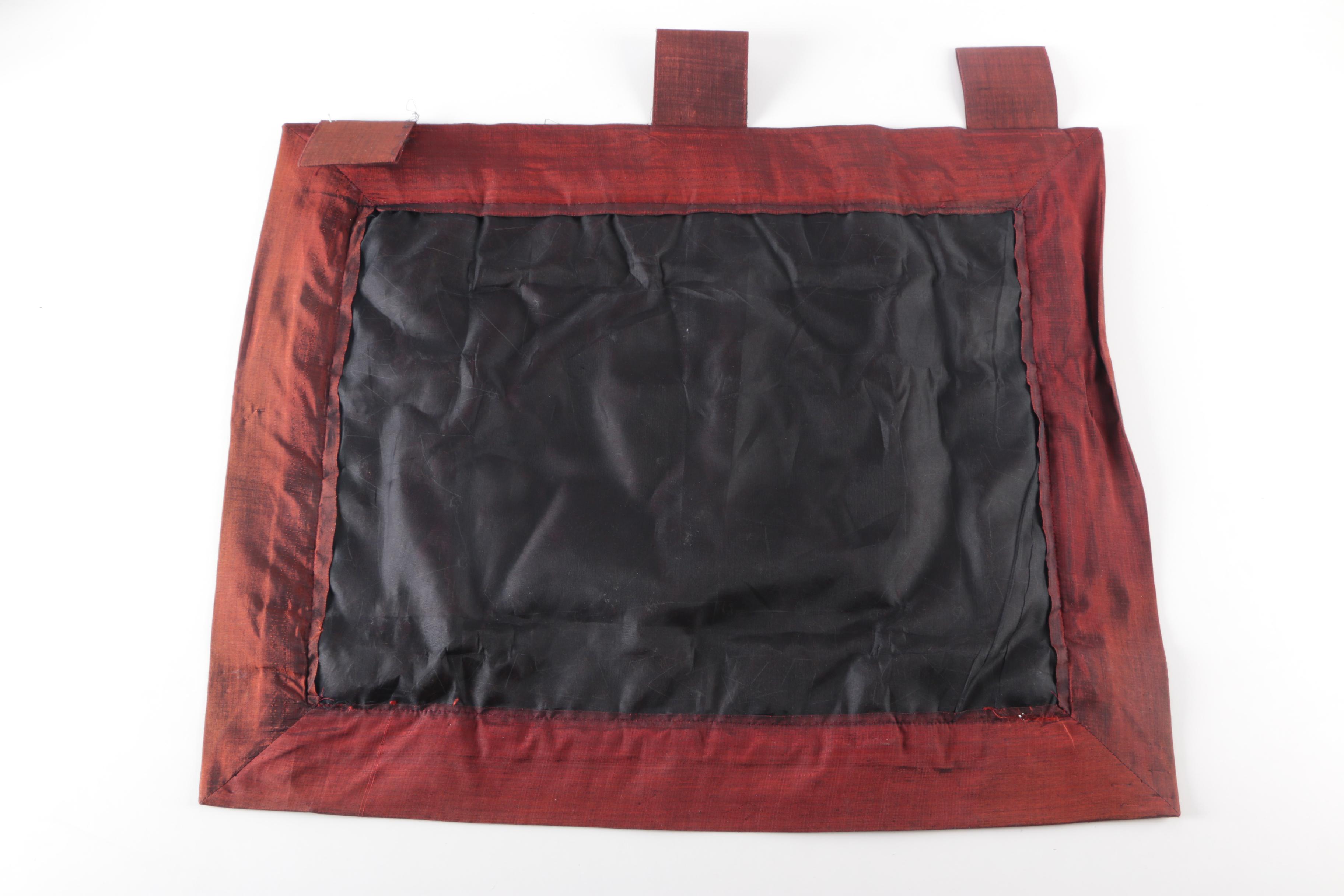 Indian Peacock Embroidered and Sequined Wall Hanging