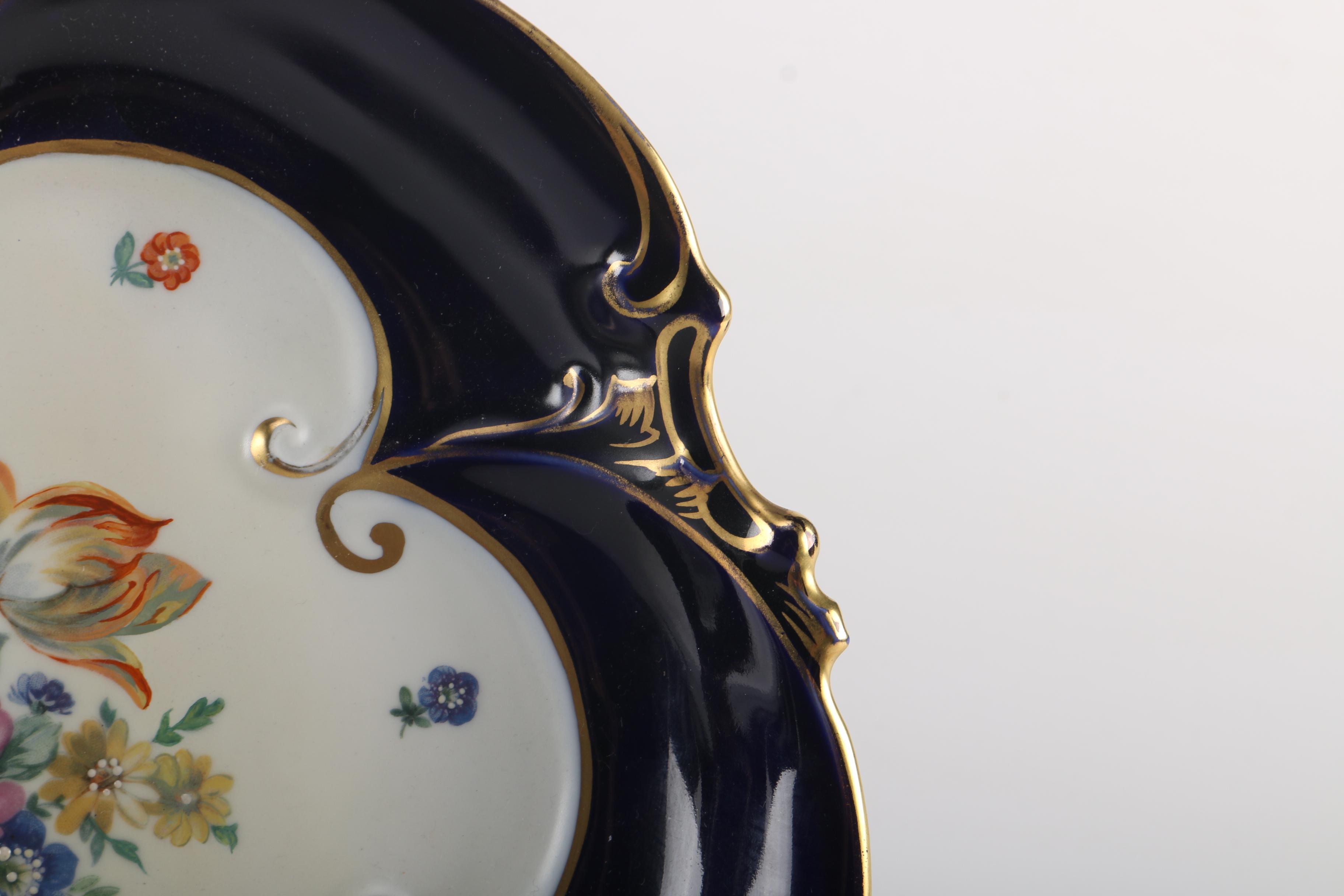 Graf Von Henneberg Jlmenau Porcelain Platters