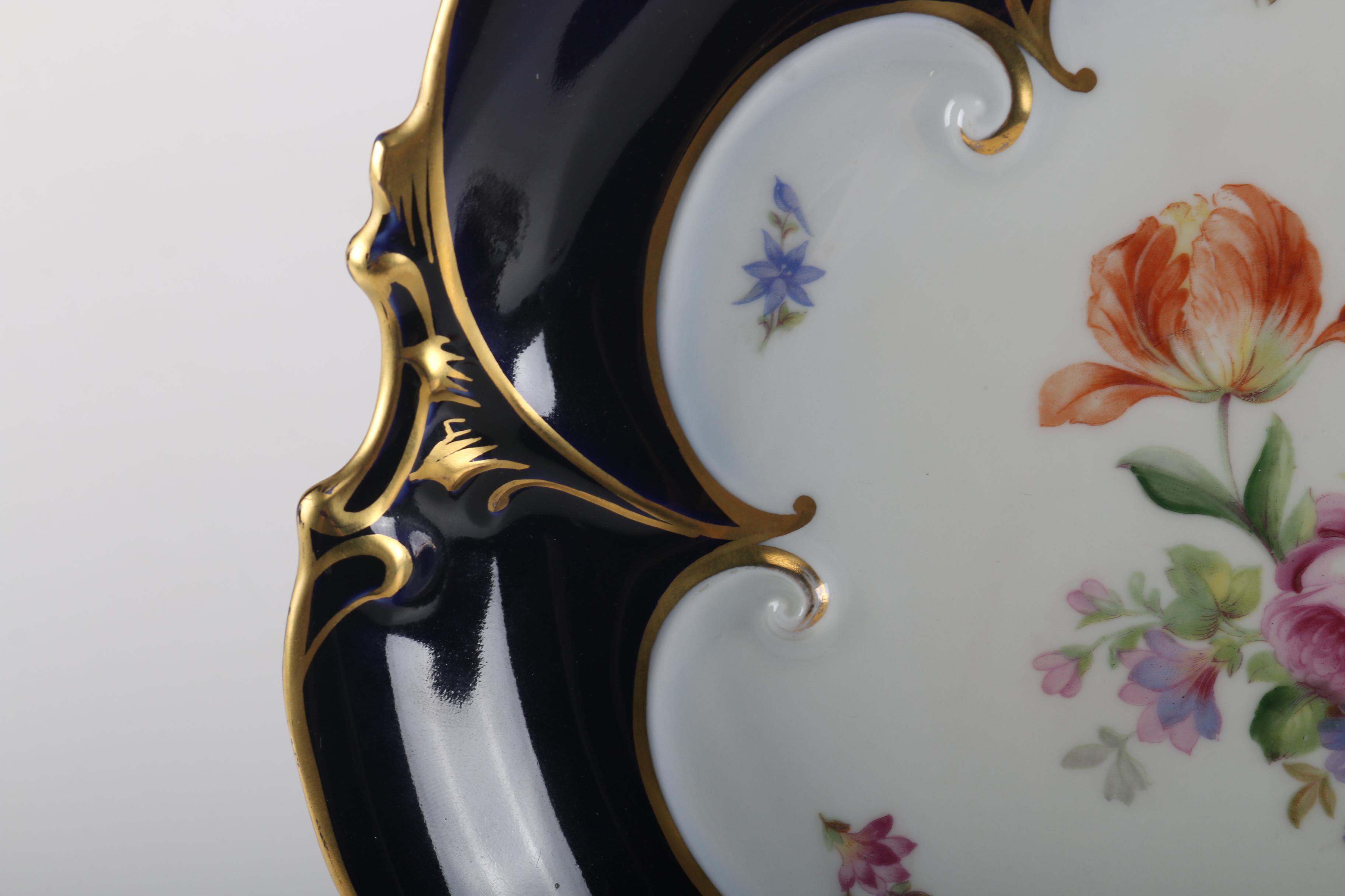 Graf Von Henneberg Jlmenau Porcelain Platters