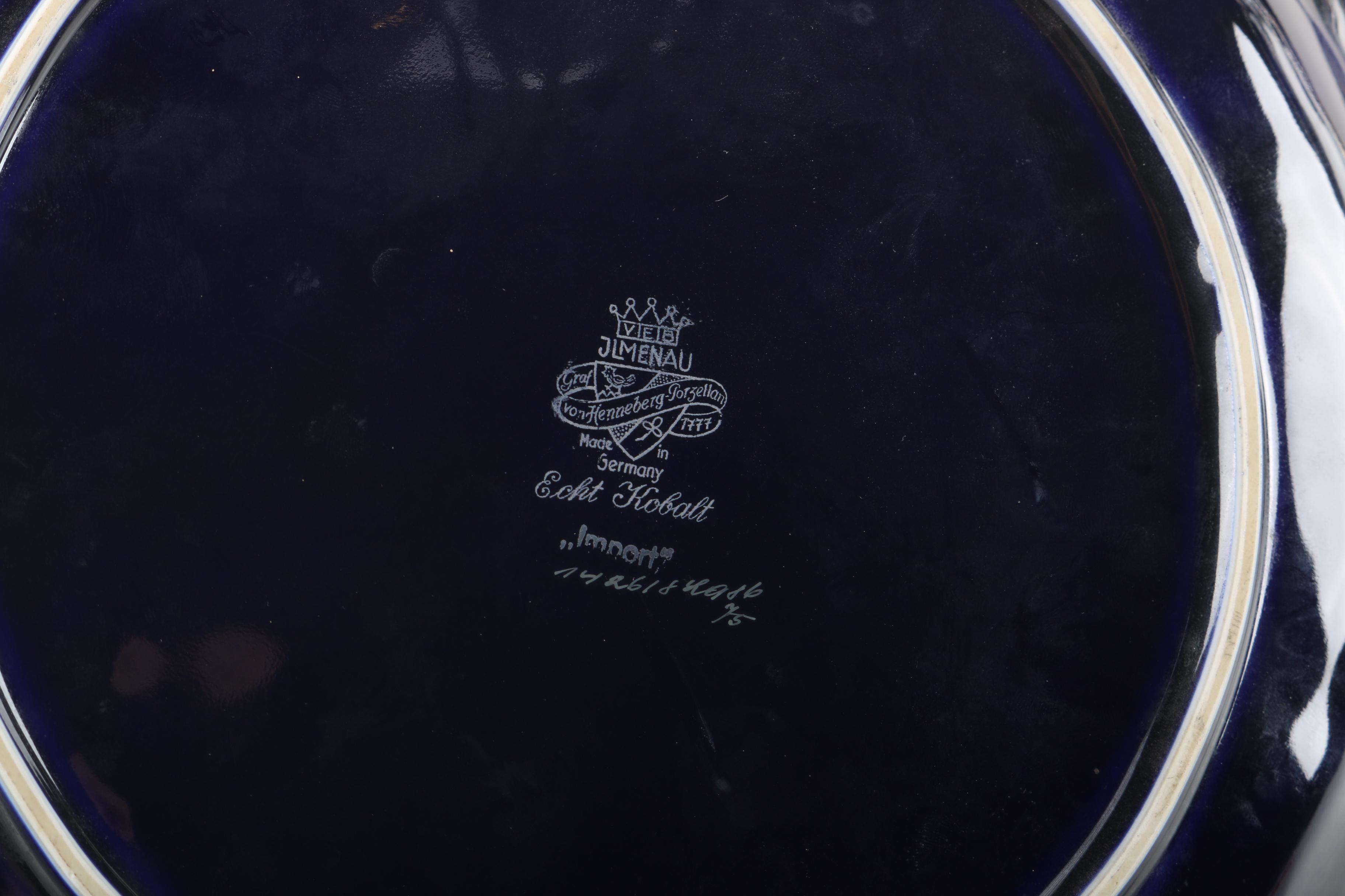 Graf Von Henneberg Jlmenau Porcelain Platters