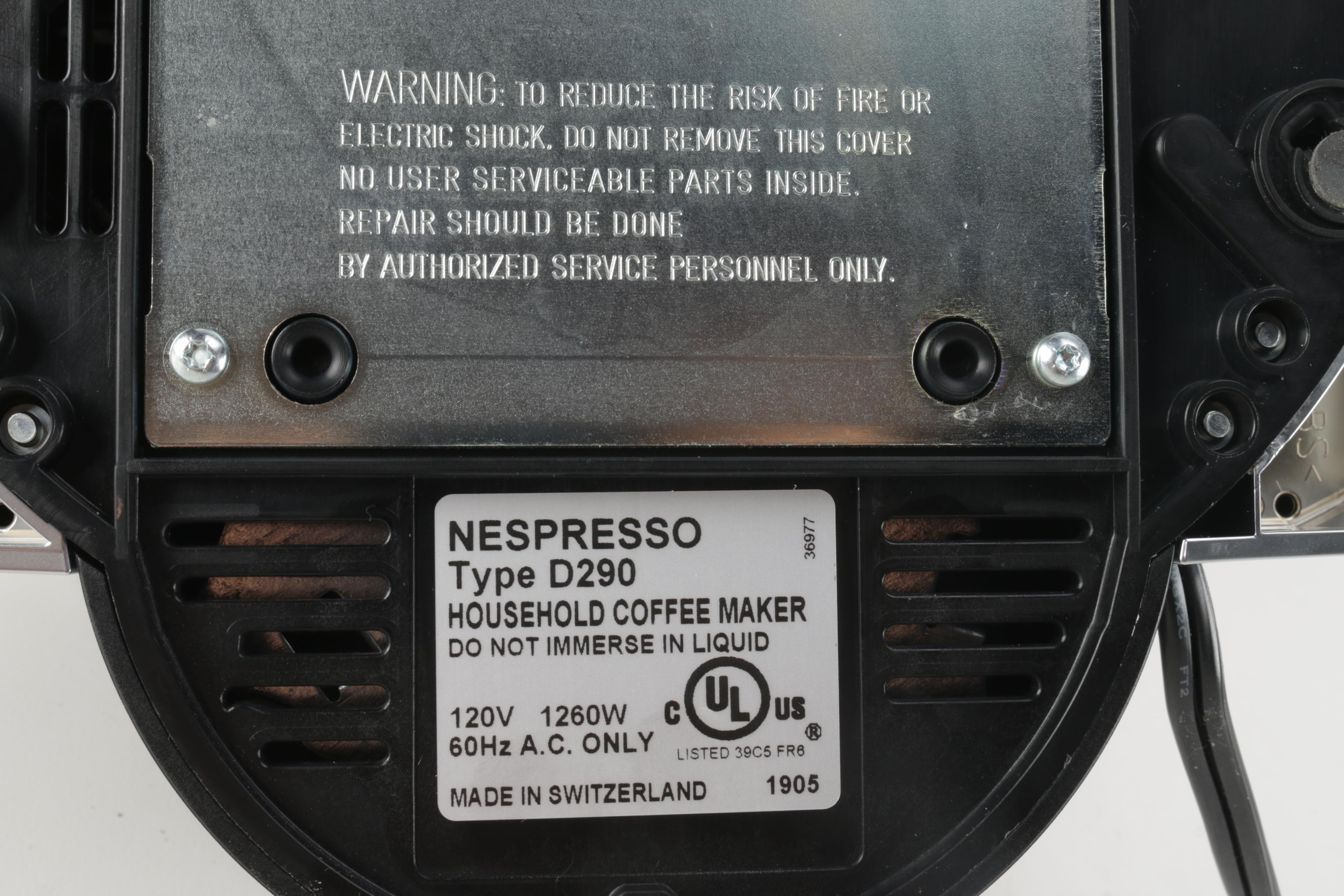 Nespresso D290 Coffee Machine