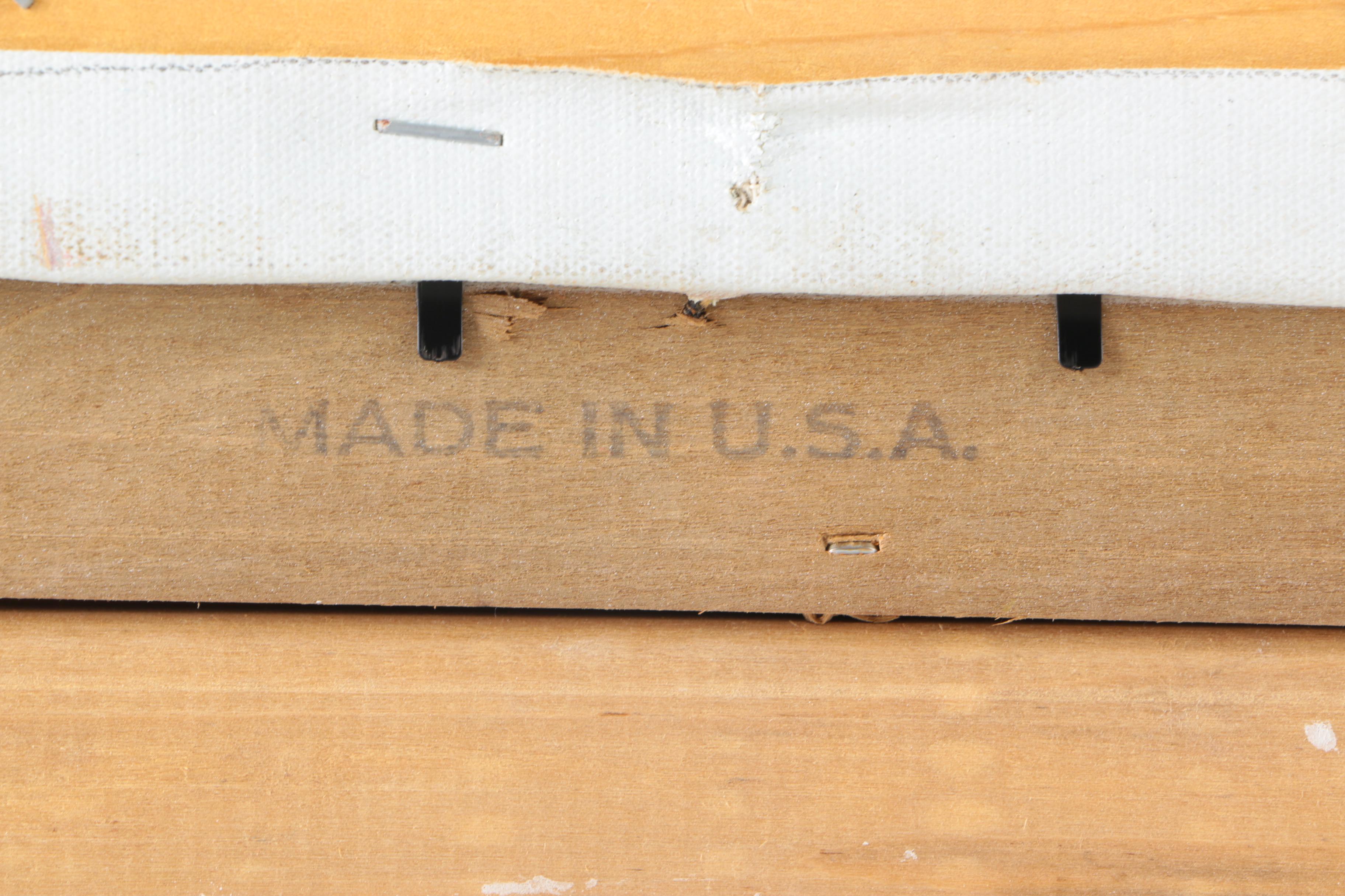 Framed Original Floral Oil Paintings on Canvas