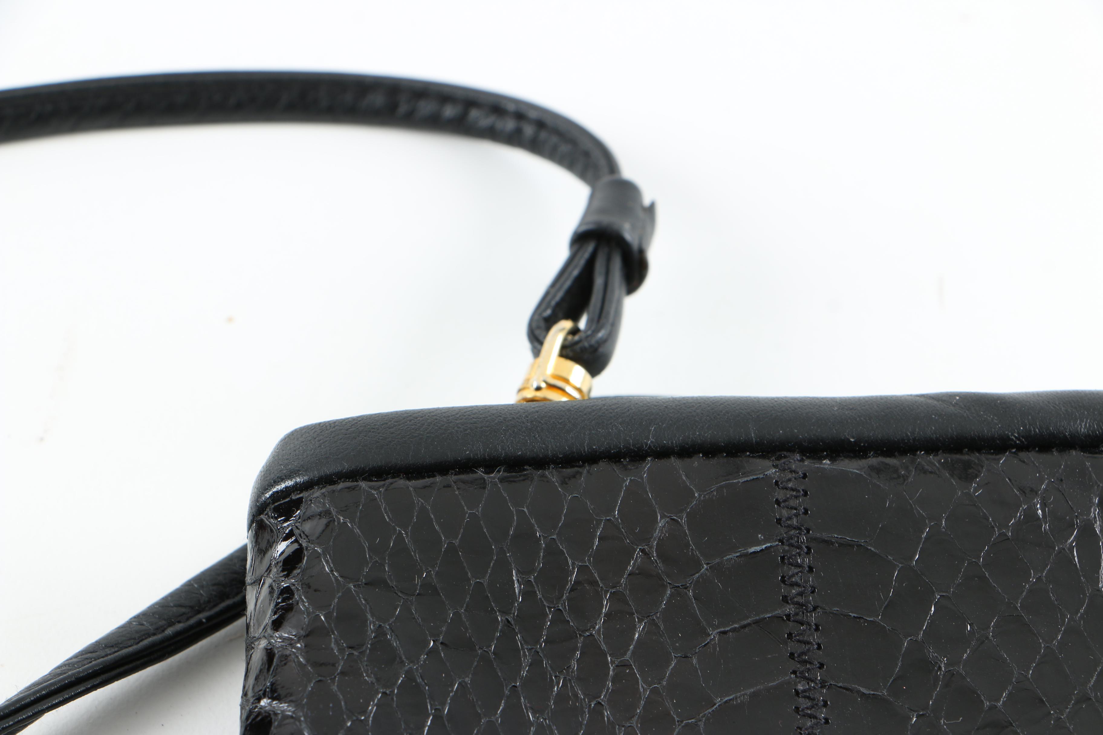 Collection of Leather and Snakeskin Clutches