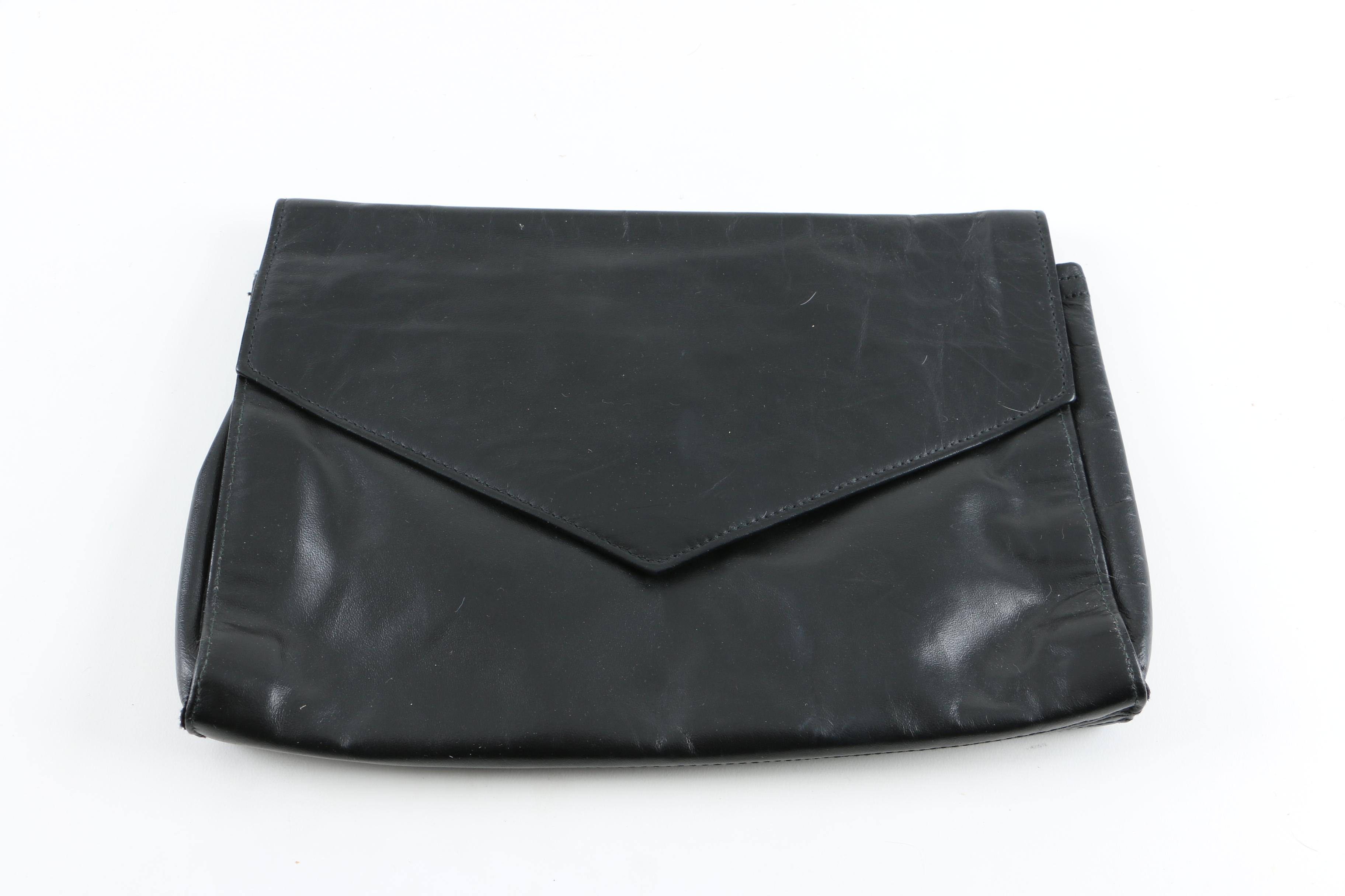 Collection of Leather and Snakeskin Clutches