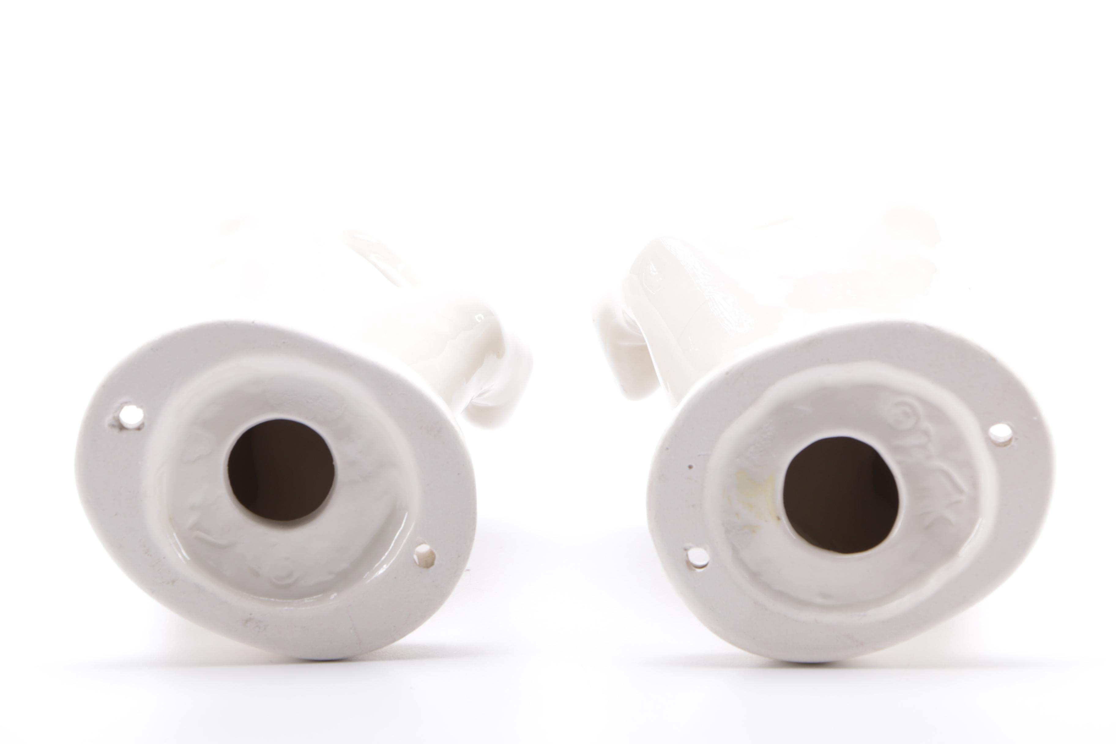 Vintage Ceramic Face and Hand Themed Wall Art