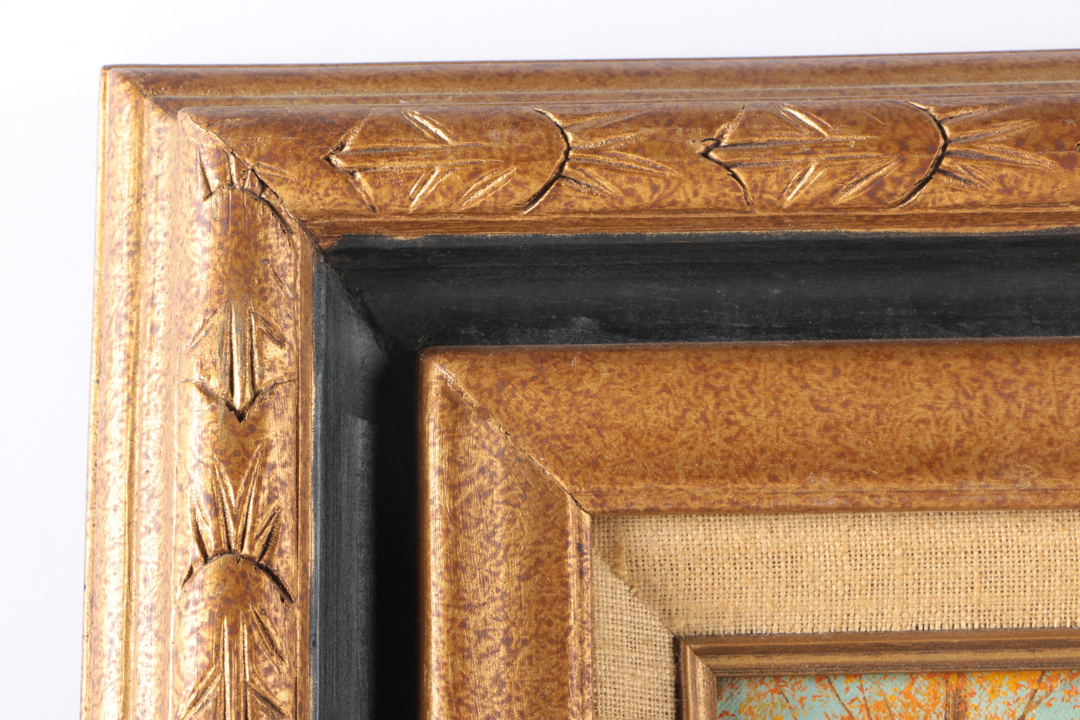 M. Parkes Oil Painting of Landscape