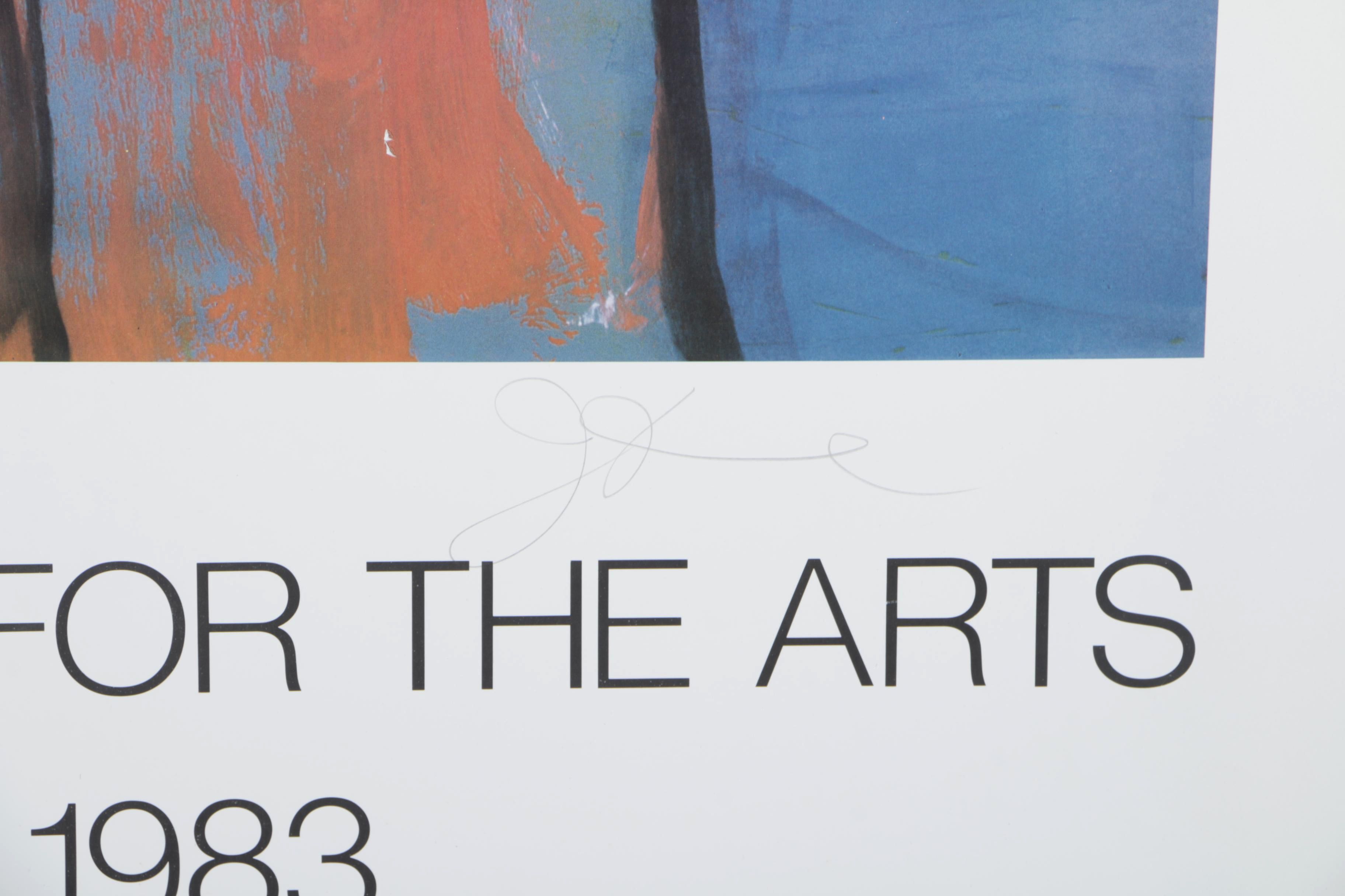 1983 Jim Dine Limited Edition Offset Lithographic Poster for the "Kentucky Center for the Arts"