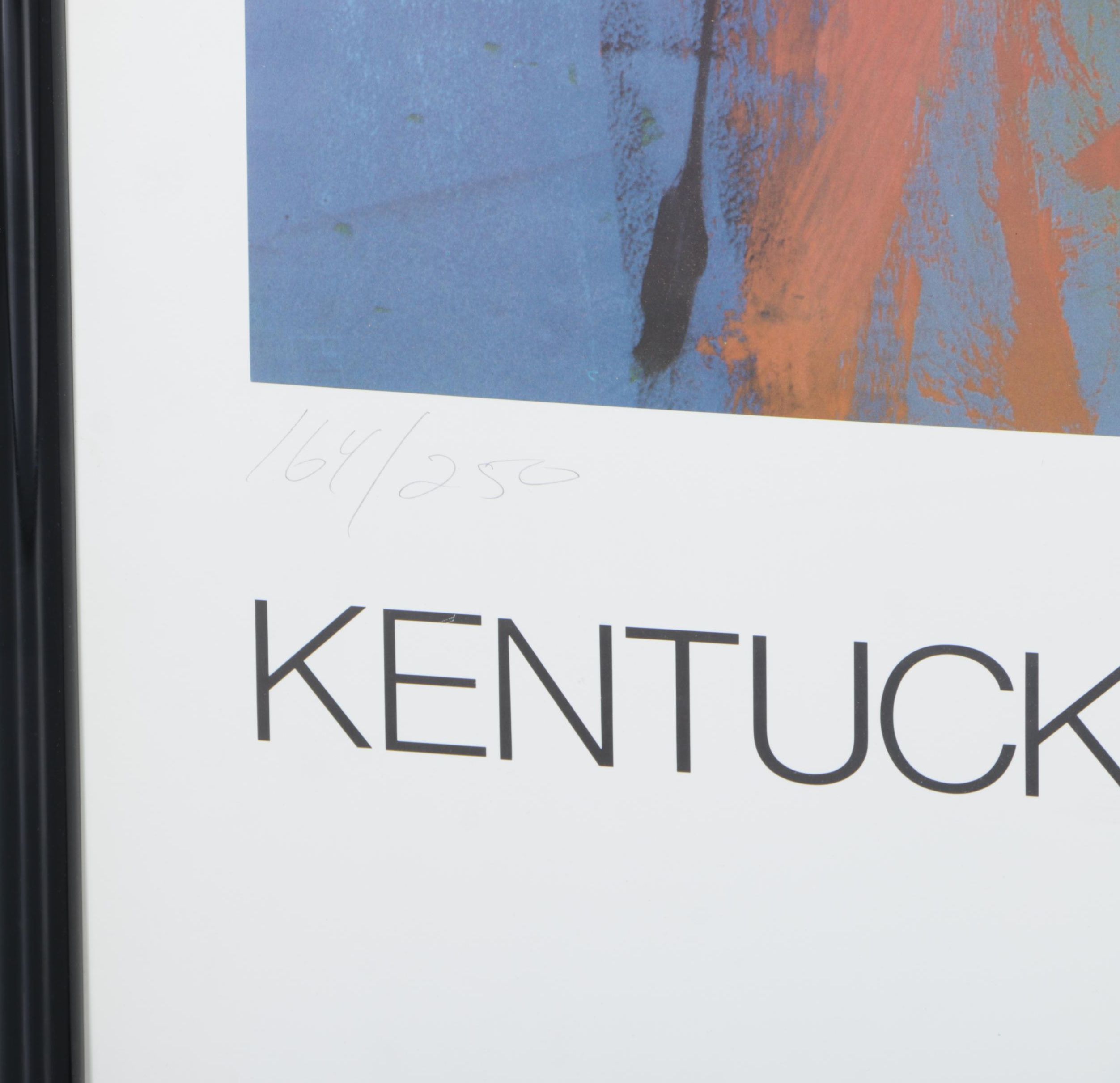 1983 Jim Dine Limited Edition Offset Lithographic Poster for the "Kentucky Center for the Arts"