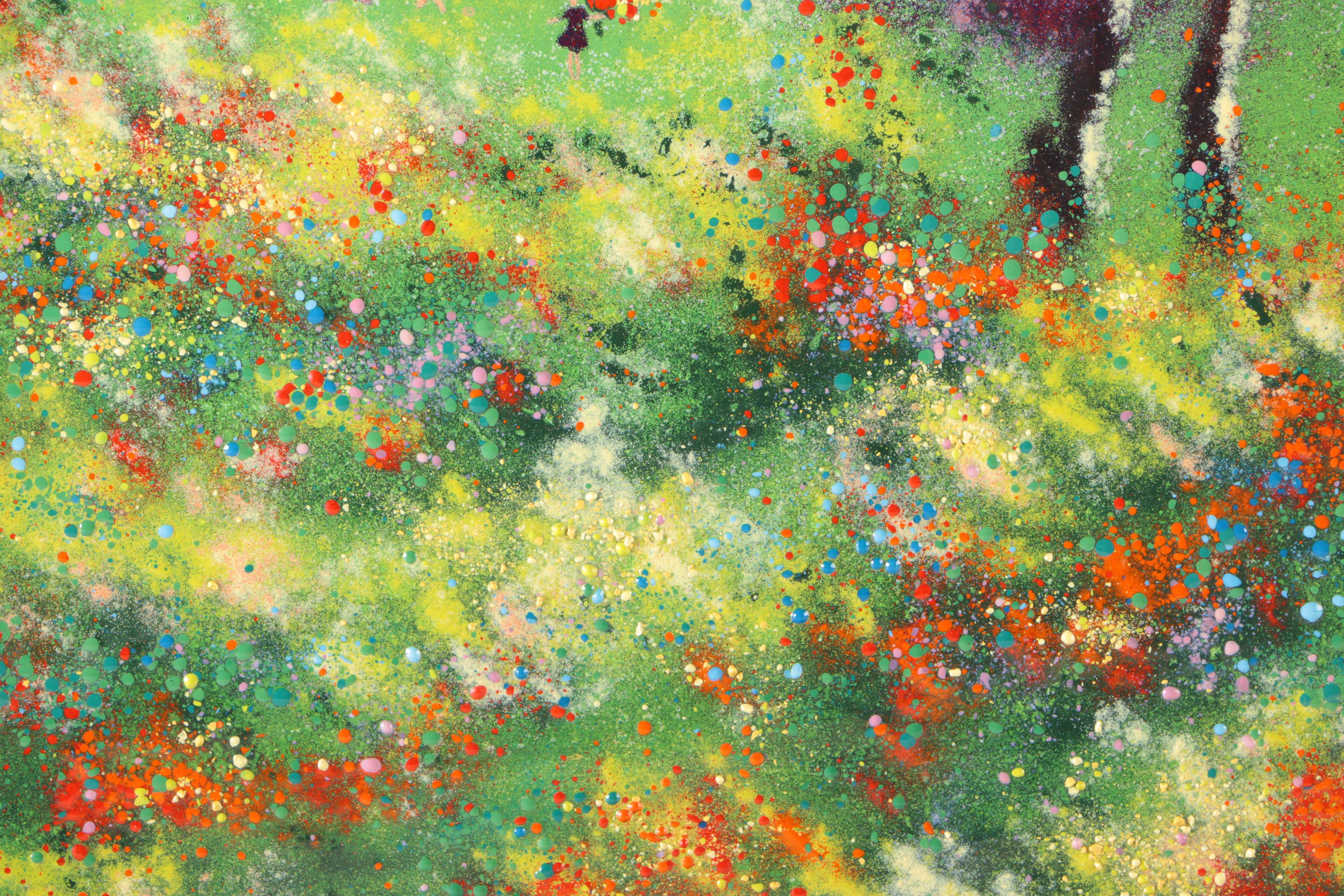 M. Rosenberg Enamel on Copper Landscape Painting