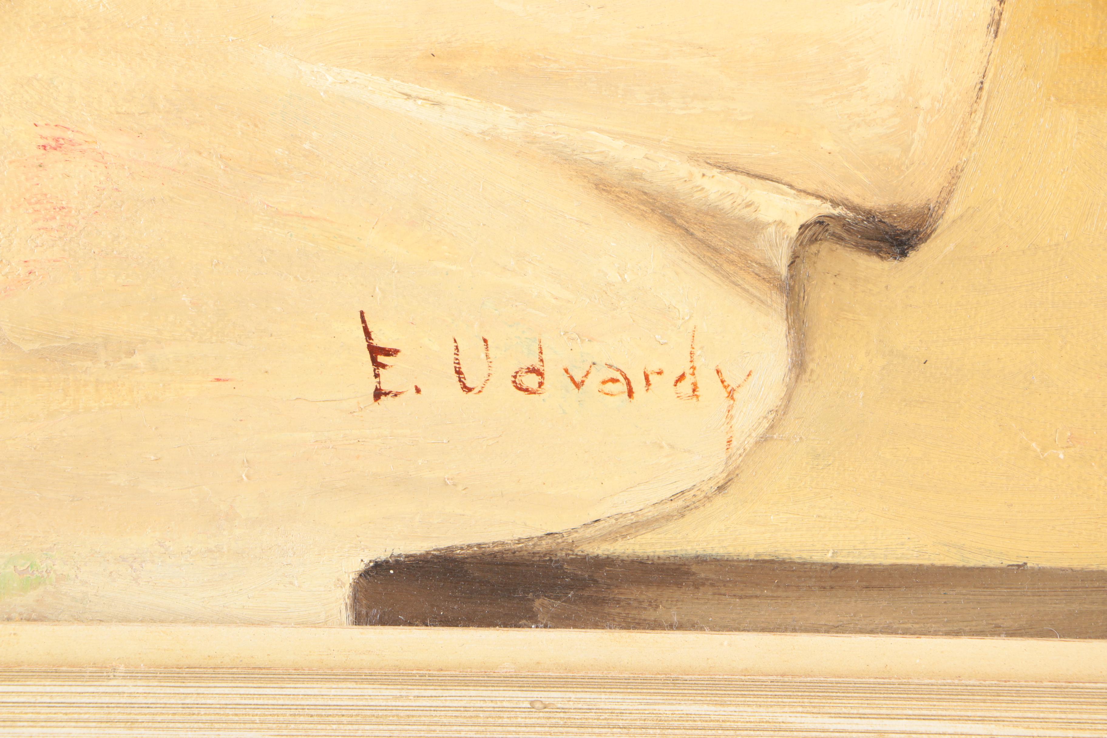 Erzsébet Udvardy Oil on Board Still Life