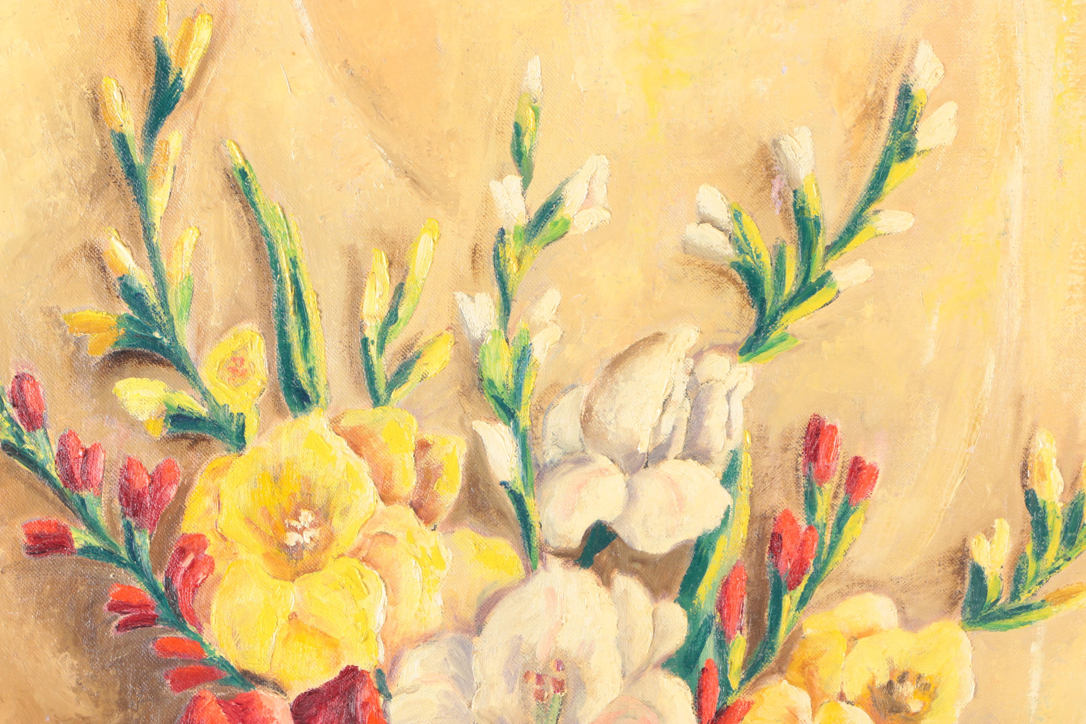 Erzsébet Udvardy Oil on Board Still Life