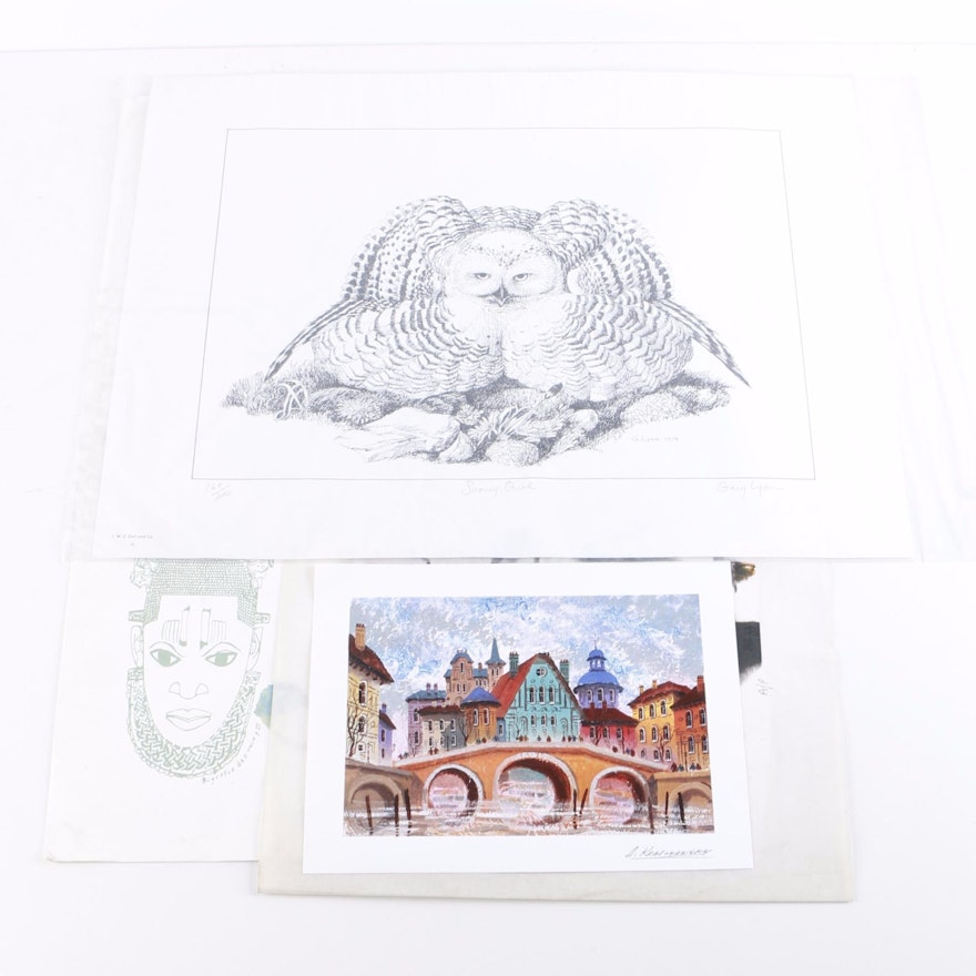 Original and Reproduction Prints on Paper in a Variety of Styles