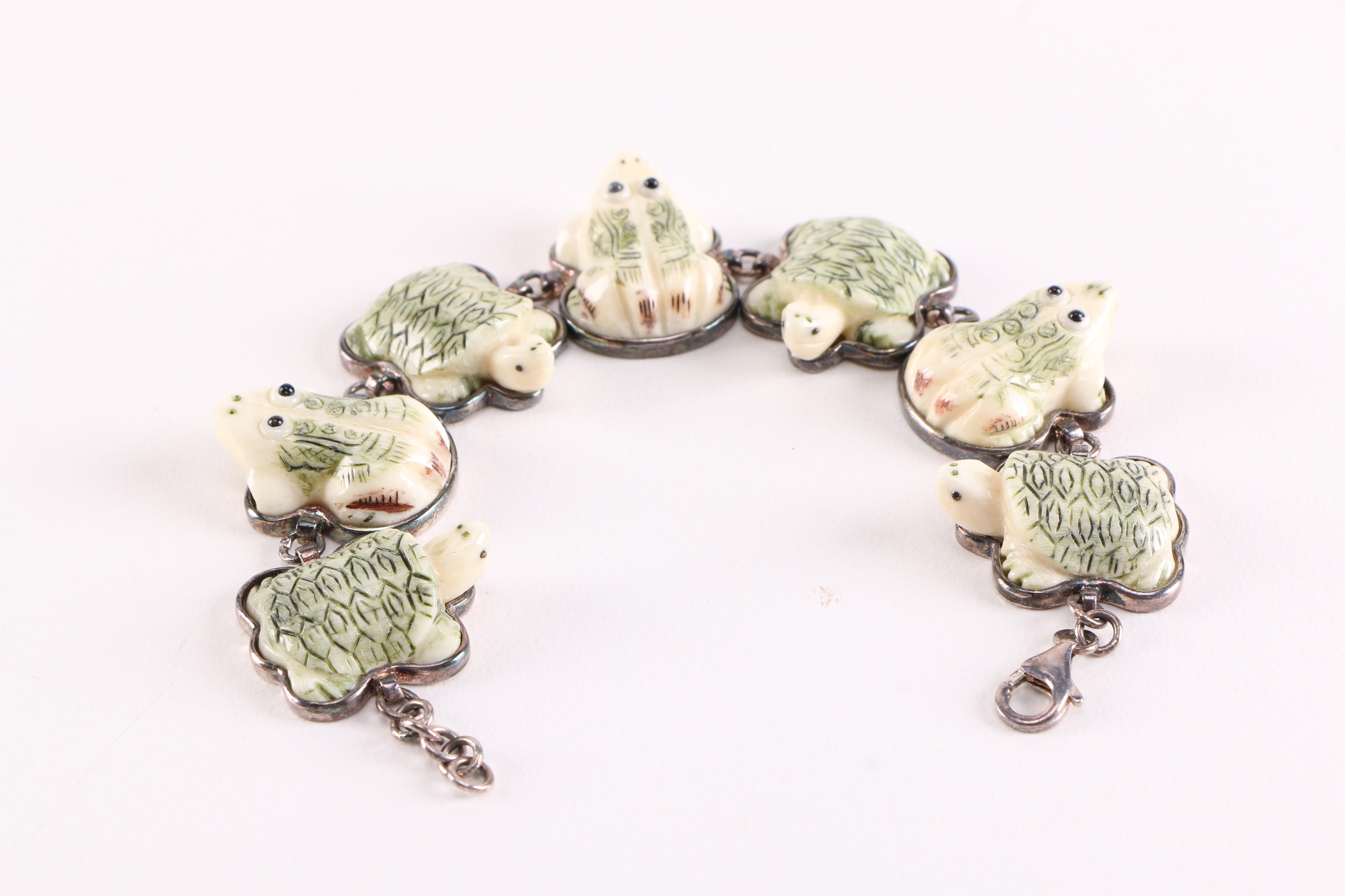 Amy Kahn Russell Sterling Silver Bracelet and Ring