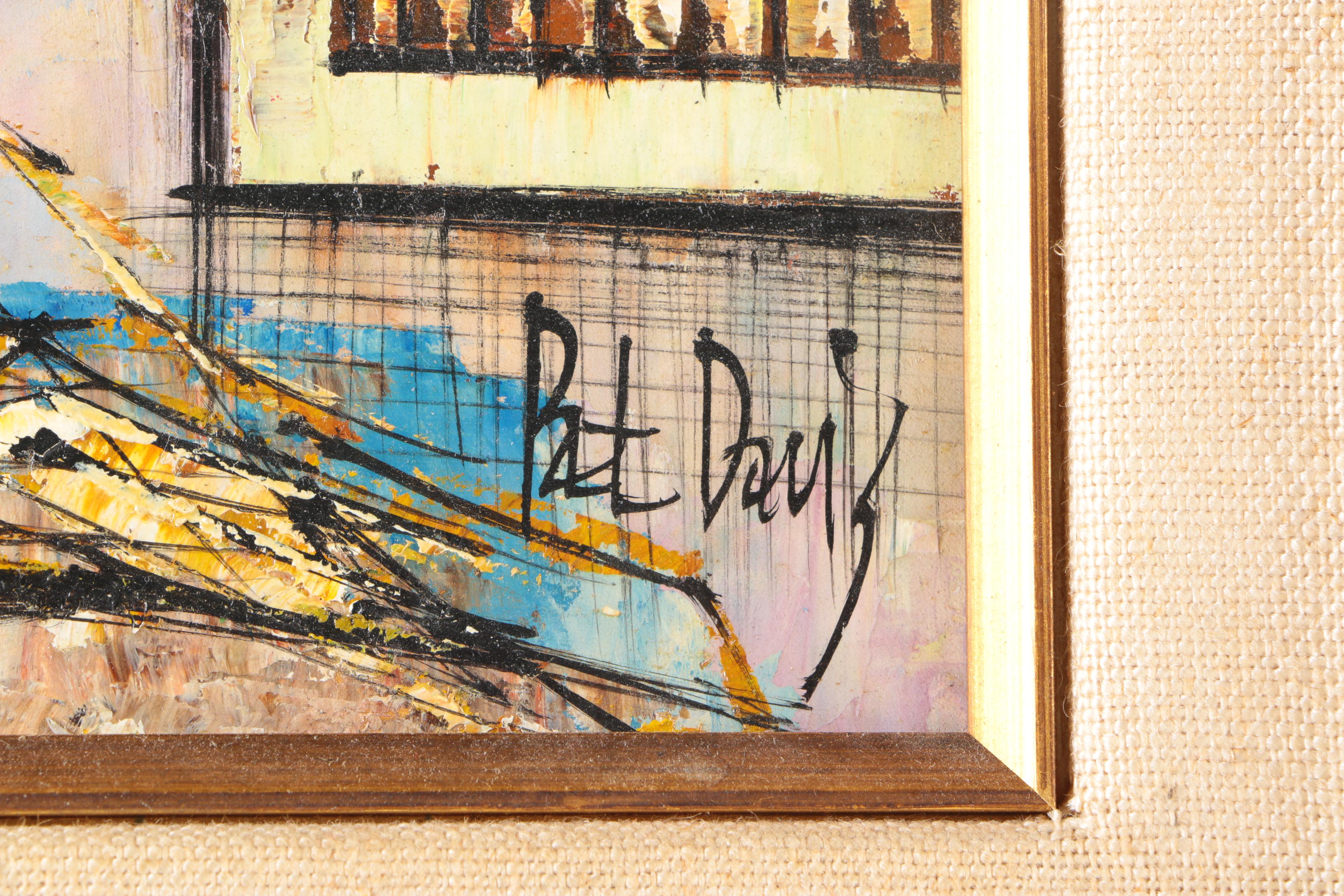 Pat Davis Oil Painting of Interior Scene