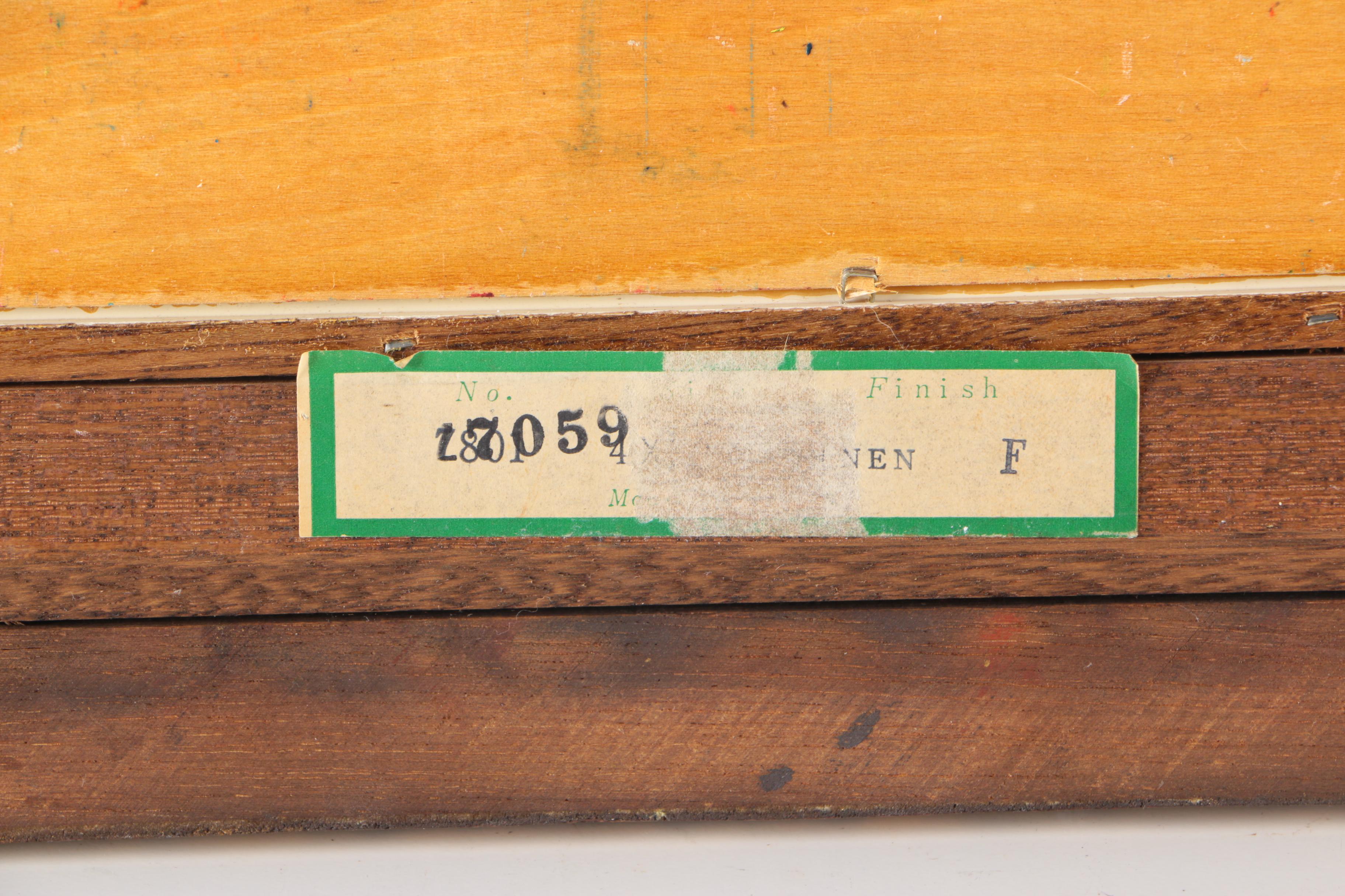 Pat Davis Oil Painting of Interior Scene