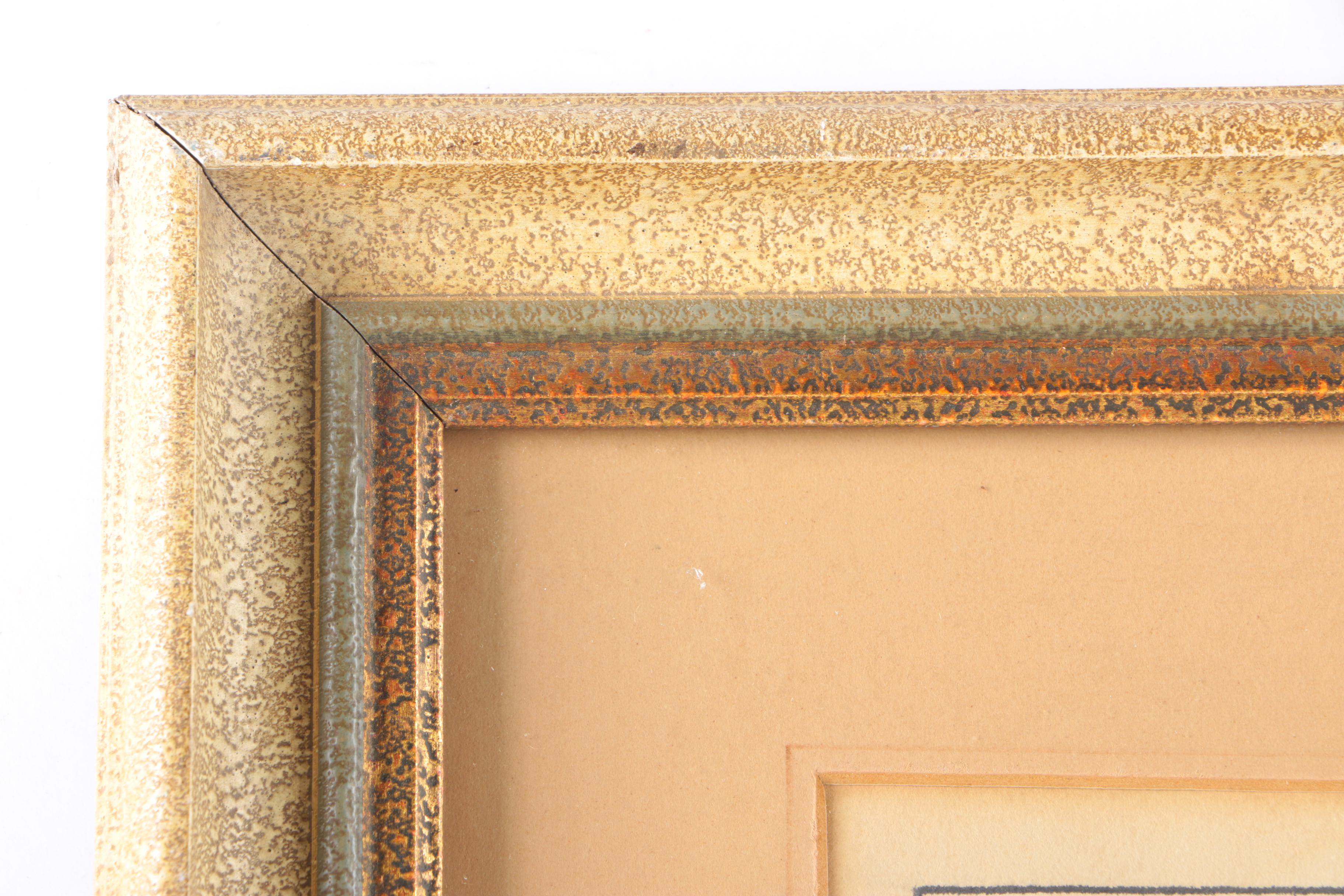 James Campbell Howard Gouache and Watercolor Painting of Boats