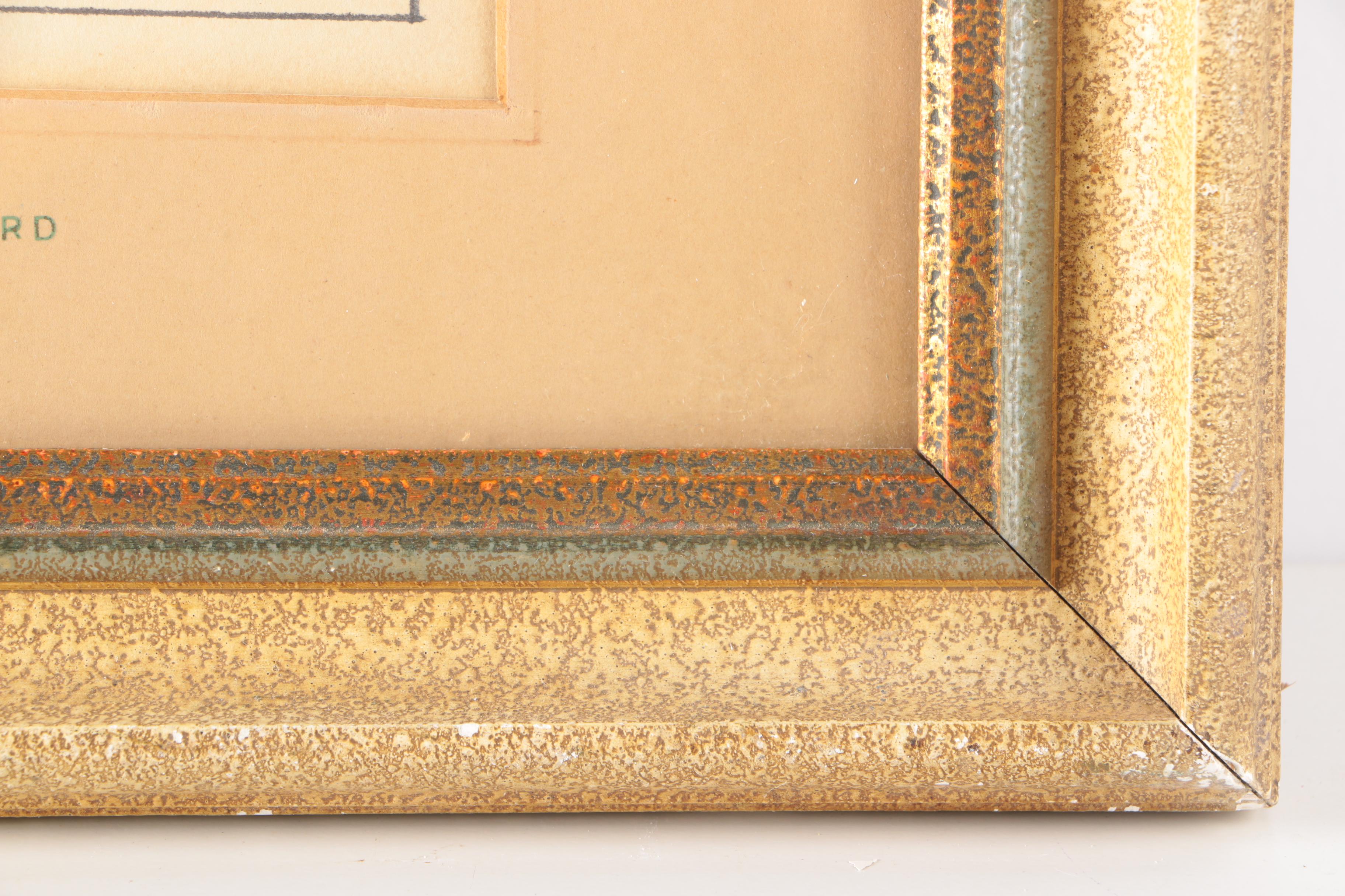 James Campbell Howard Gouache and Watercolor Painting of Boats