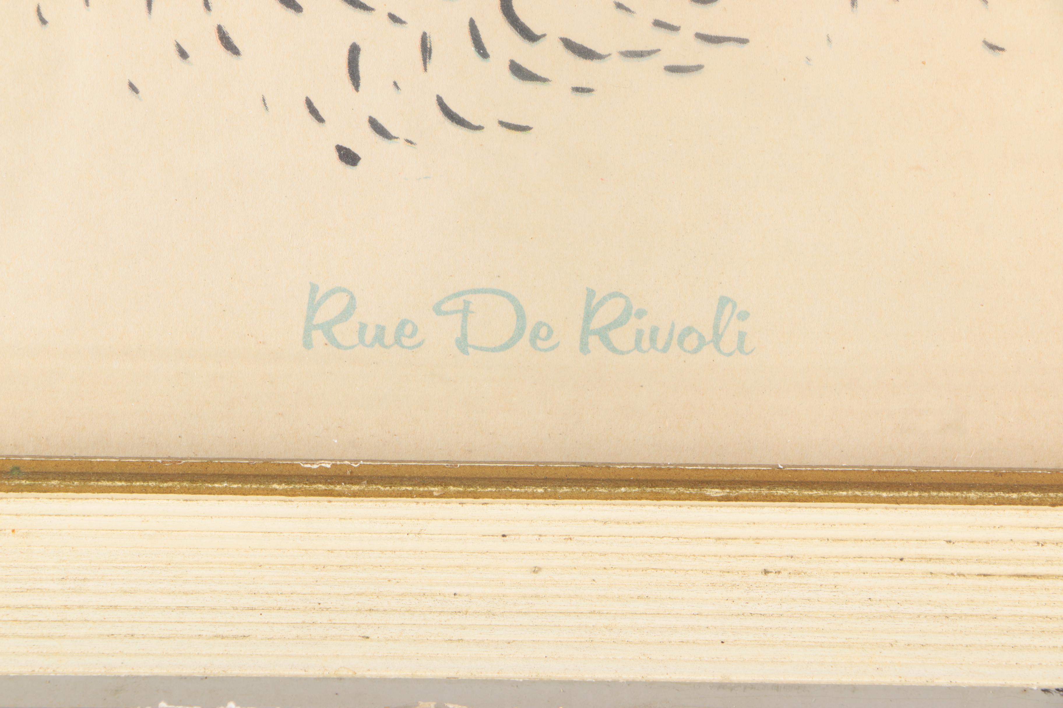 Offset Lithographs after J. Edwards of Paris Scenery